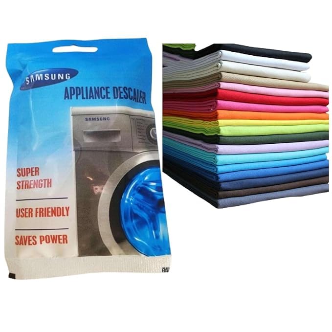 Samsung & LG Washing Machine Descaler Powder - Front Load & Top Load Compatible, 100g Drum Cleaner & Descaling Agent for Deep Cleaning | Perfect for Regular Maintenance & Odor Removal