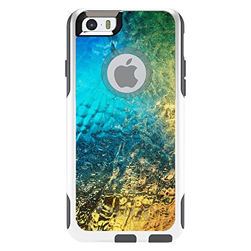 DistinctInk iPhone 6 / 6S Case (4.7 Inch) - Colorful Rainbow Waterfall Protective Cover - Durable Replacement for OtterBox Commuter Series - Perfect for Outdoor Activities & Daily Use