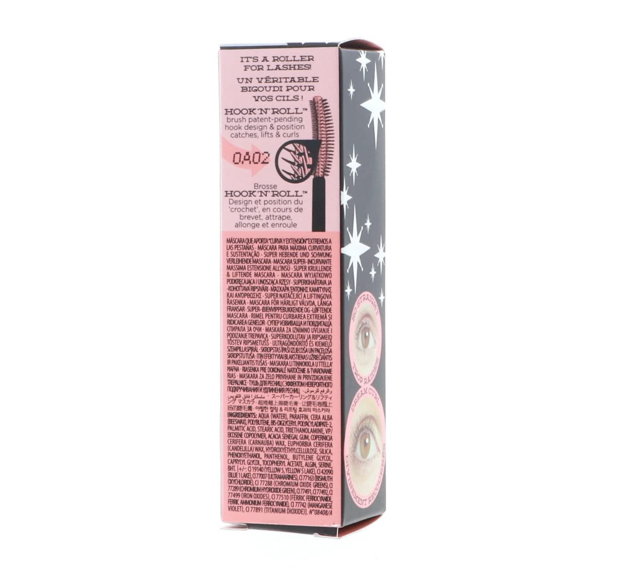 Benefit Roller Lash Super Curling & Lifting Mini Mascara - Black (3.0g) for Voluminous Lashes & Eye-Opening Look | Perfect for Everyday Wear & Special Occasions