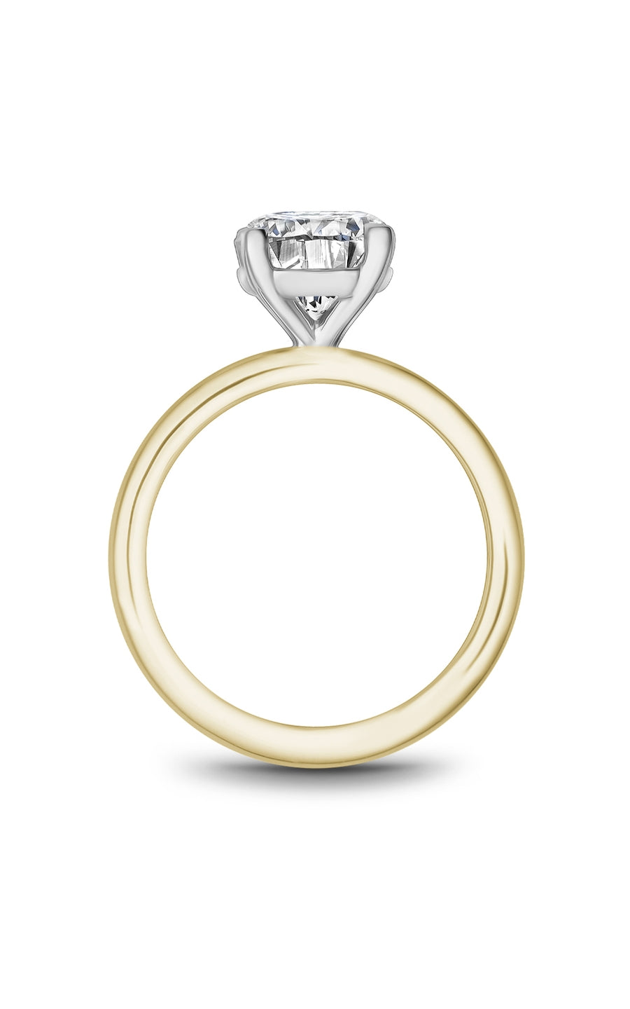 Noam Carver B371 01YWA Bridal Engagement Ring - 14K White Gold Diamond Wedding Ring for Women, Perfect for Proposals, Anniversaries & Special Occasions