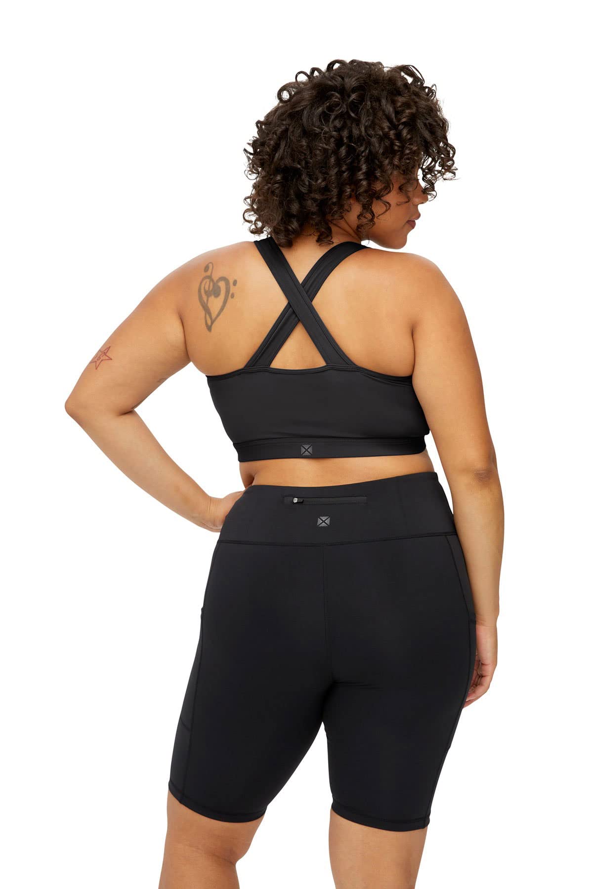TomboyX Peak Low Impact Sports Bra for Women - Comfortable Support for Yoga, Running & Workouts - Plus Size & Inclusive Sizing