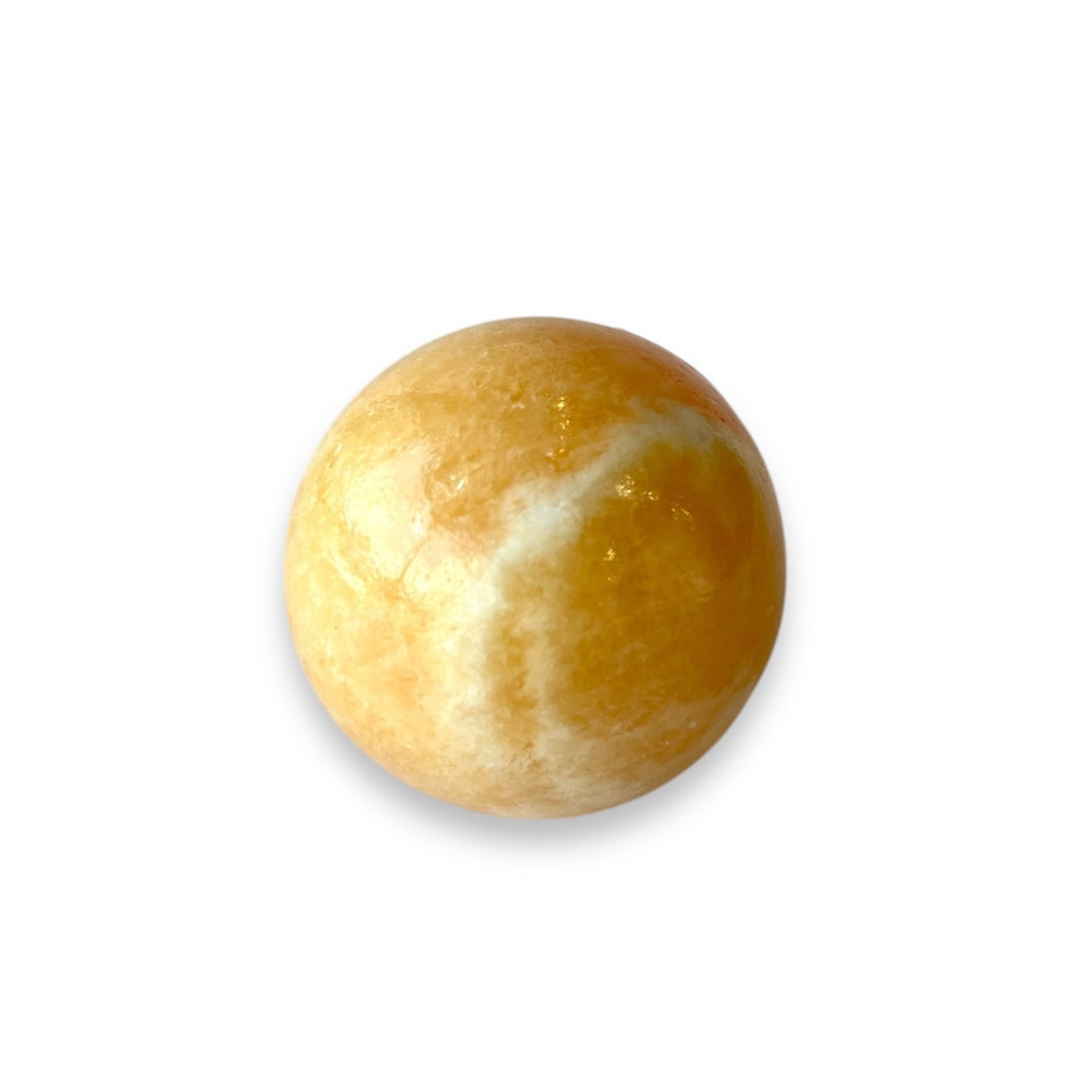 Natural Calcite Orange Sphere - Healing Crystal for Meditation, Reiki & Home Decor | Perfect for Spiritual Healing, Energy Work & Gift Giving