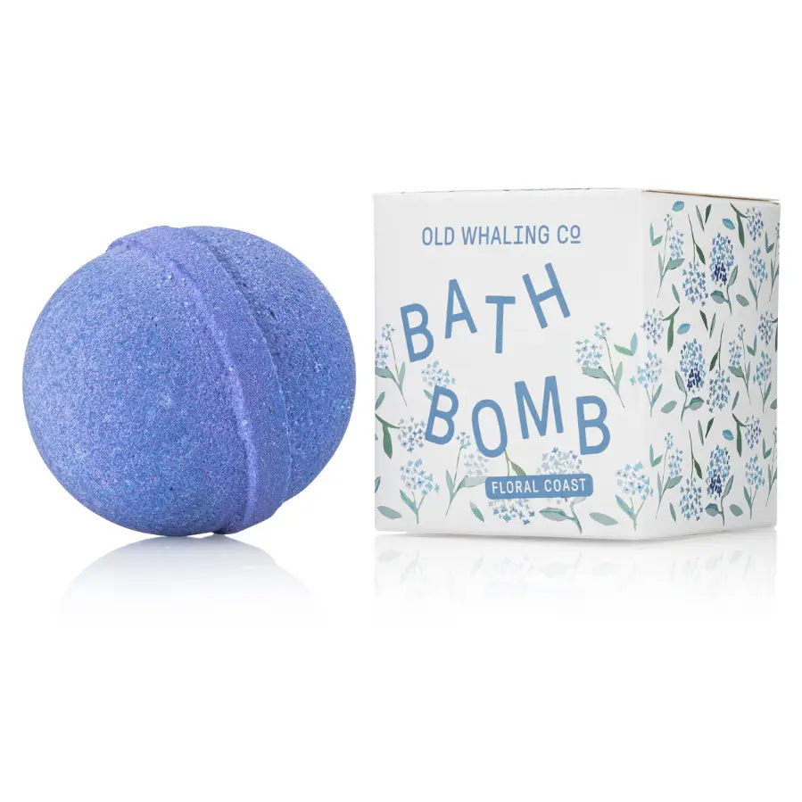 Old Whaling Floral Coast Bath Bomb - Luxury Handmade Bath Bombs for Relaxation & Self Care - Perfect for Spa Nights, Gifts & Stress Relief