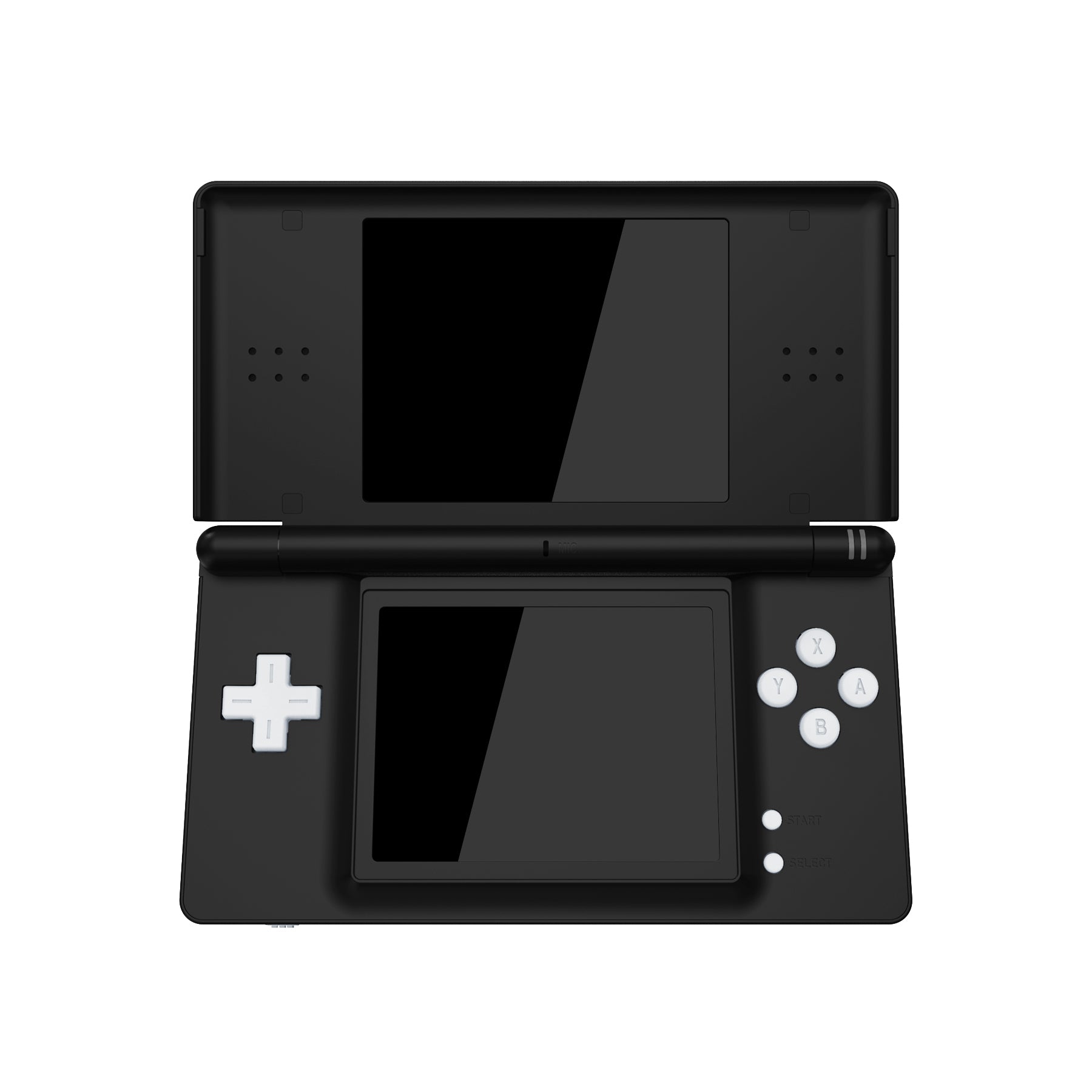 eXtremeRate White Replacement Button Set for Nintendo DS Lite - Custom D-Pad, A B X Y, Start Select, R L, Power & Volume Keys (Console NOT Included) | Perfect for DIY Repairs & Gaming Upgrades
