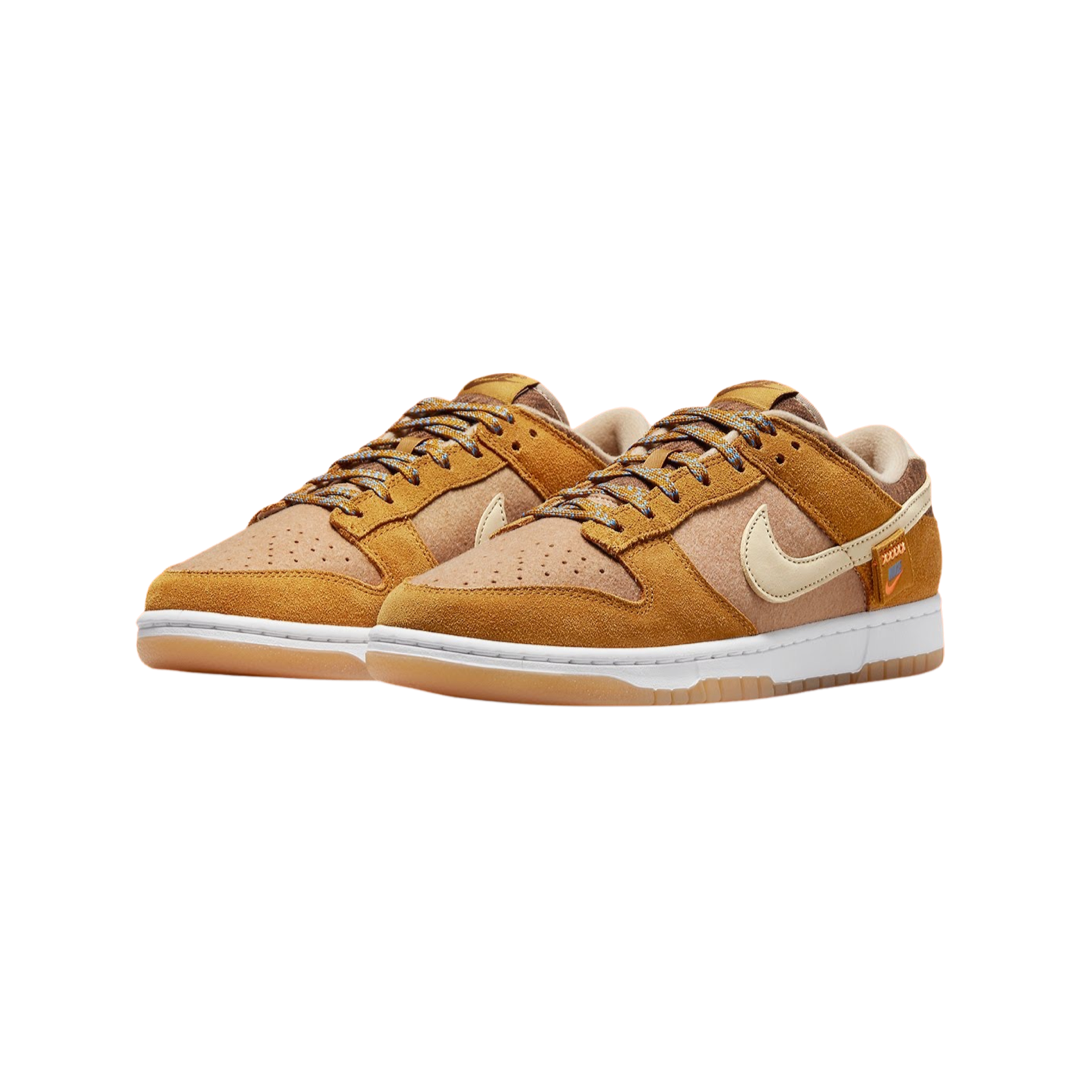 Nike Dunk Low Sneakers in Teddy Bear Praline Desert Ocher Hemp Pearl - Stylish Casual Shoes for Everyday Wear & Street Fashion