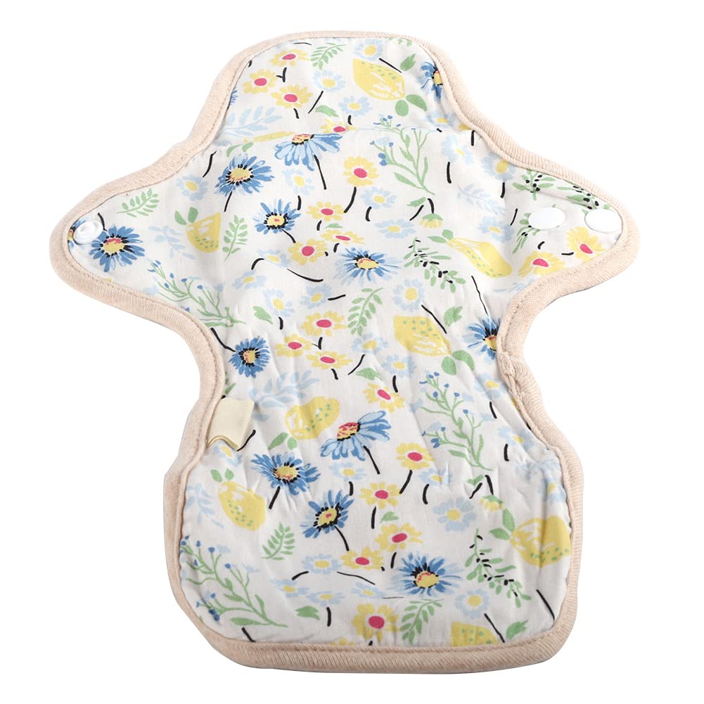 Small Lightweight Waterproof Washable Sanitary Napkins for Women & Teens | Comfortable Menstrual Pads for Daily Use, Travel & Pregnancy | Breathable M Size Panty Liners