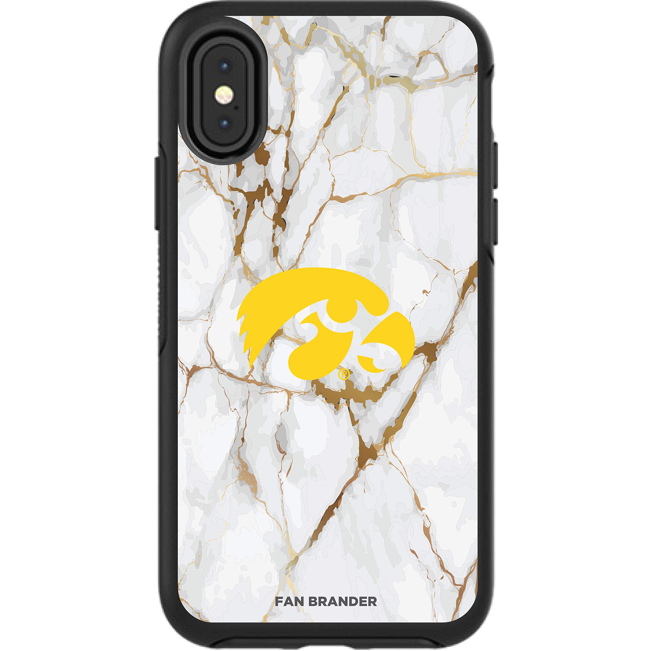 NCAA OtterBox Symmetry iPhone Case - White Marble Design for Apple iPhone | Durable Protection