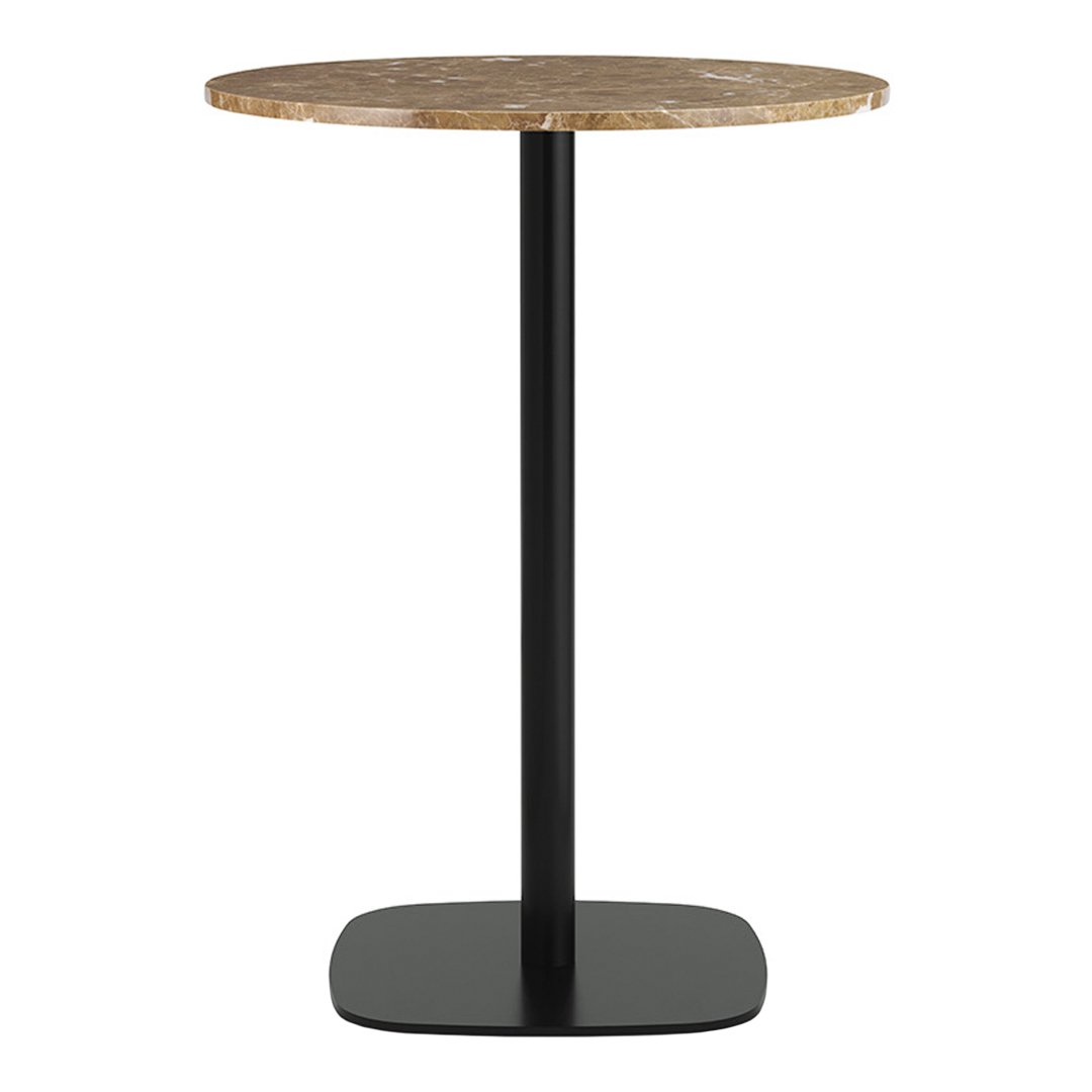 Round Cafe Table - Bar & Counter Height for Kitchen, Dining Room & Outdoor Patio Use