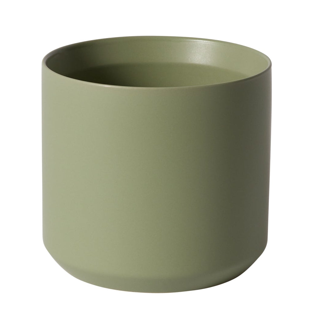 Premium Green Ceramic Kendall Pot - 7x6.75 Inch Handcrafted Planter for Indoor Plants, Succulents & Home Decor | Perfect for Living Room, Office & Garden Decorations