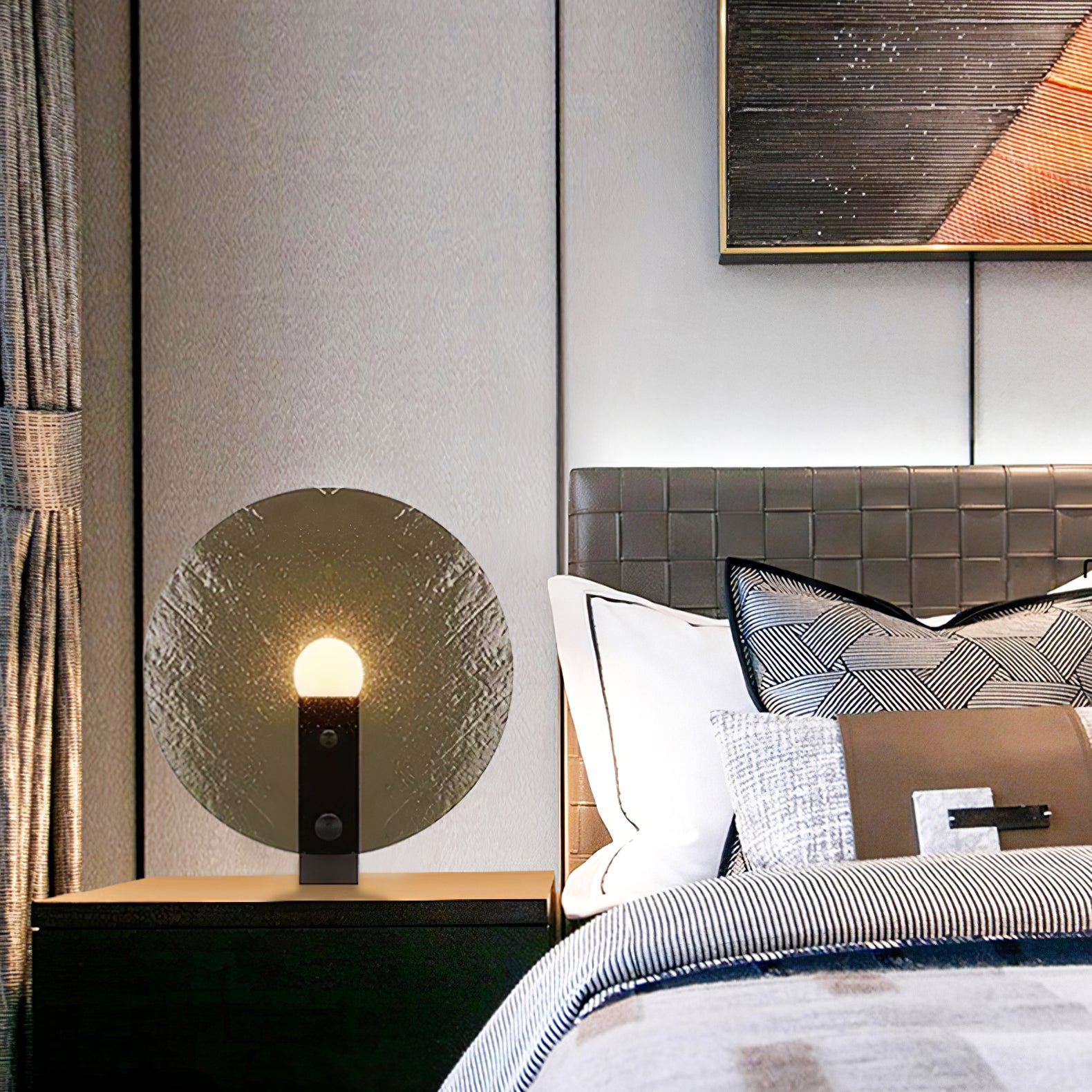 Nebulae Table Lamp - Modern LED Night Light for Bedroom, Living Room & Office - Soft Glow Ambient Lighting for Relaxation & Decor