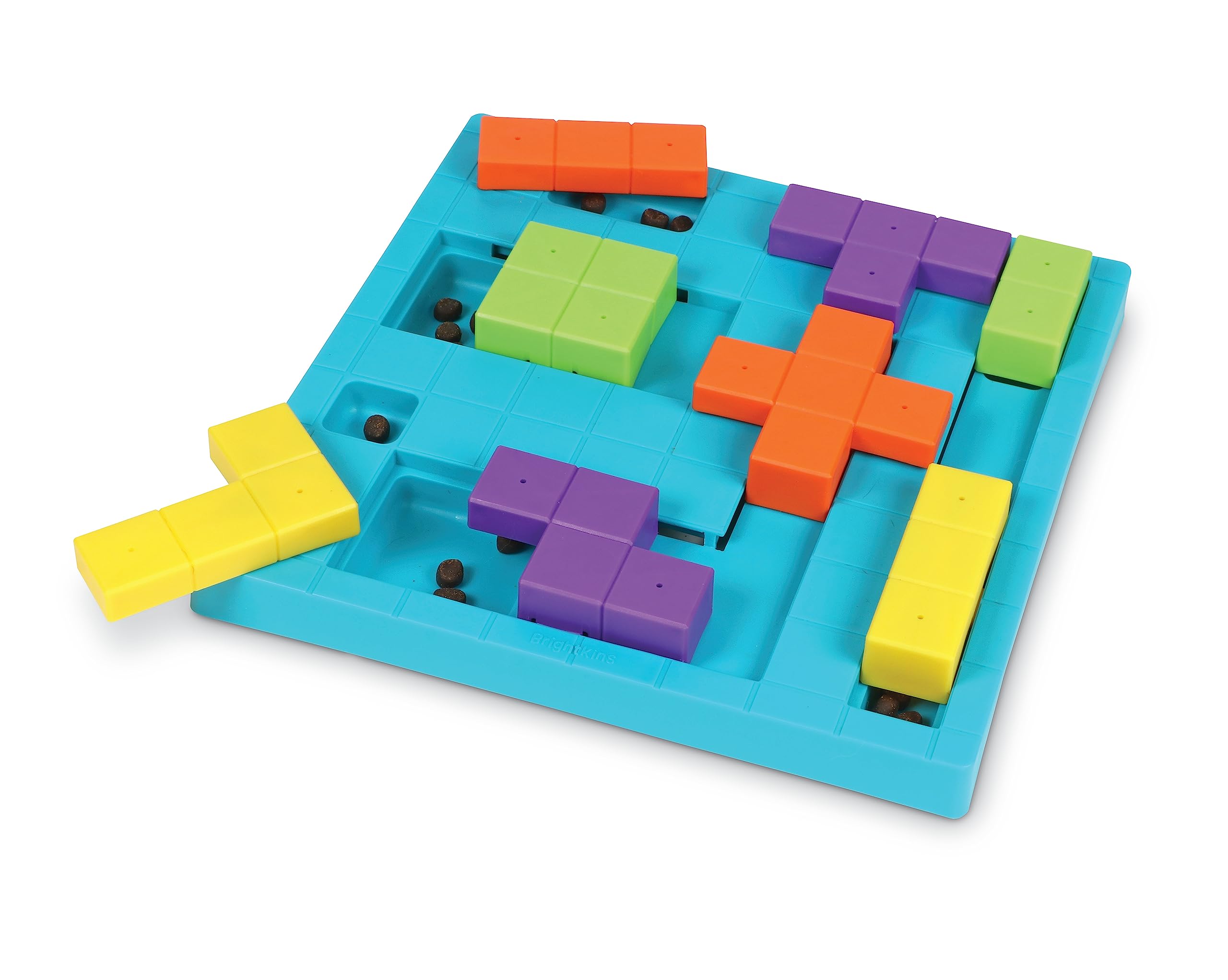 Brightkins Brain Teaser Treat Puzzle - Interactive Dog Toy for Mental Stimulation, Slow Feeder & Training Aid - Perfect for Small, Medium & Large Dogs - Fun Indoor Activity & Boredom Buster for Pets