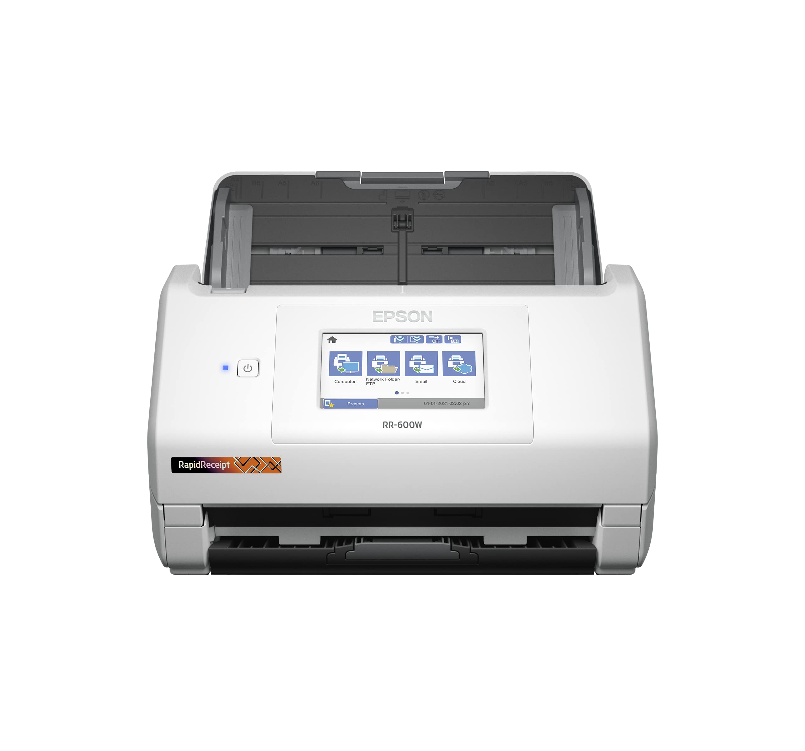 Epson RR-600W Wireless Desktop Color Duplex Receipt & Document Scanner with RR-70W Mobile Scanner Bundle - Fast Scanning for Home Office, Small Business & Tax Receipt Organization