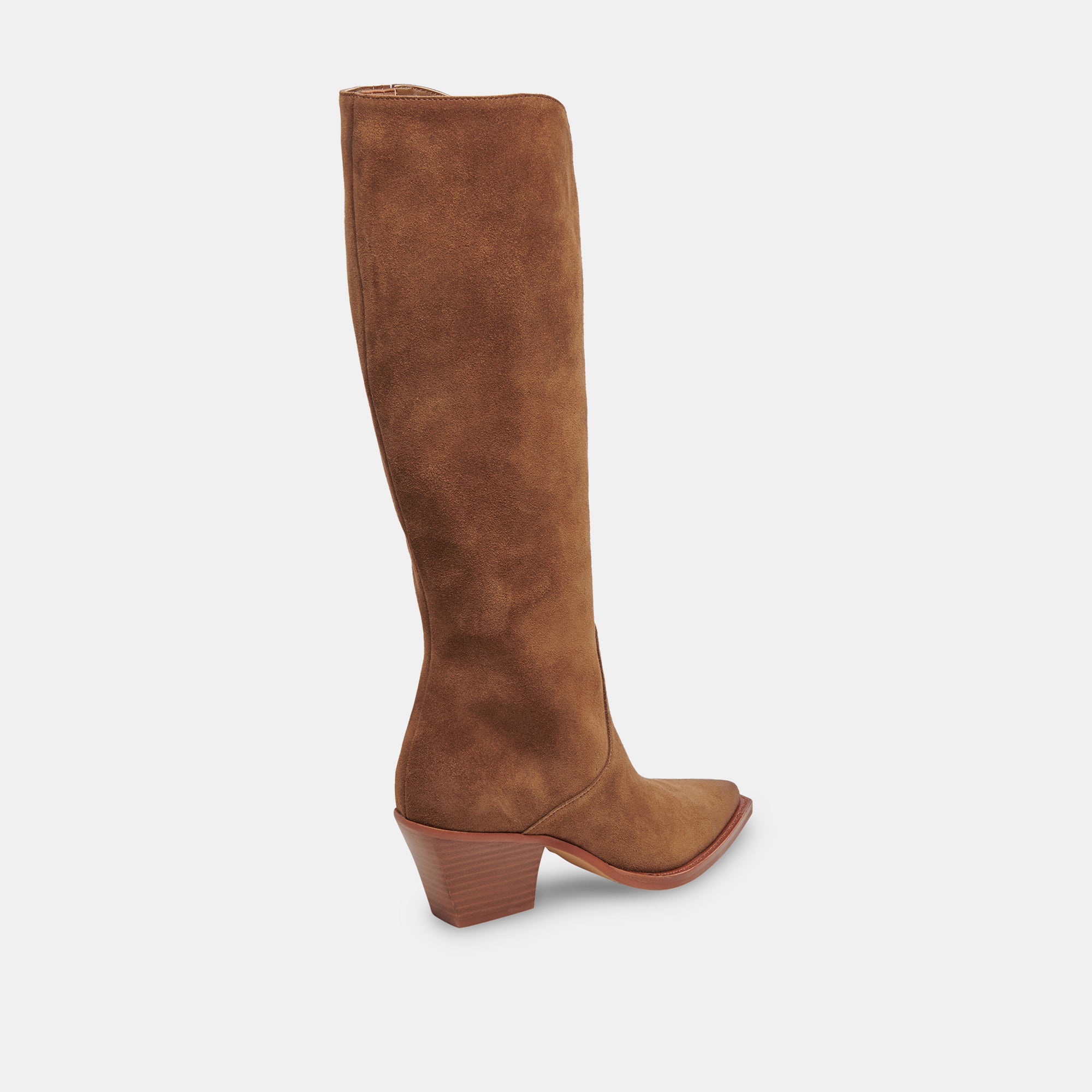 RAJ Wide Calf Boots for Women - Brown Suede Ankle Boots Comfortable & Stylish - Perfect for Fall, Winter & Casual Outfits