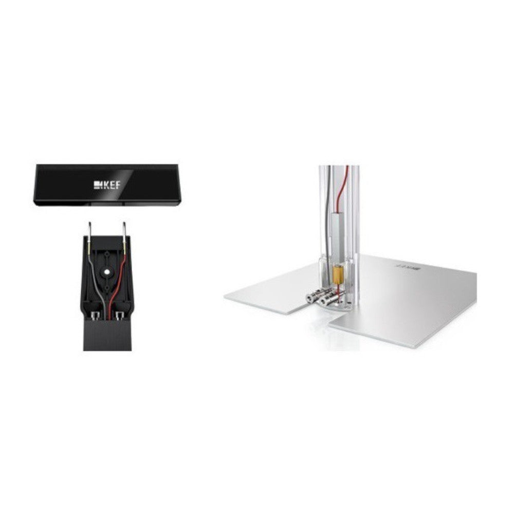 KEF T101 Compact Satellite Speakers - High-Quality Home Theater & Stereo Sound System for Movies, Music & Gaming