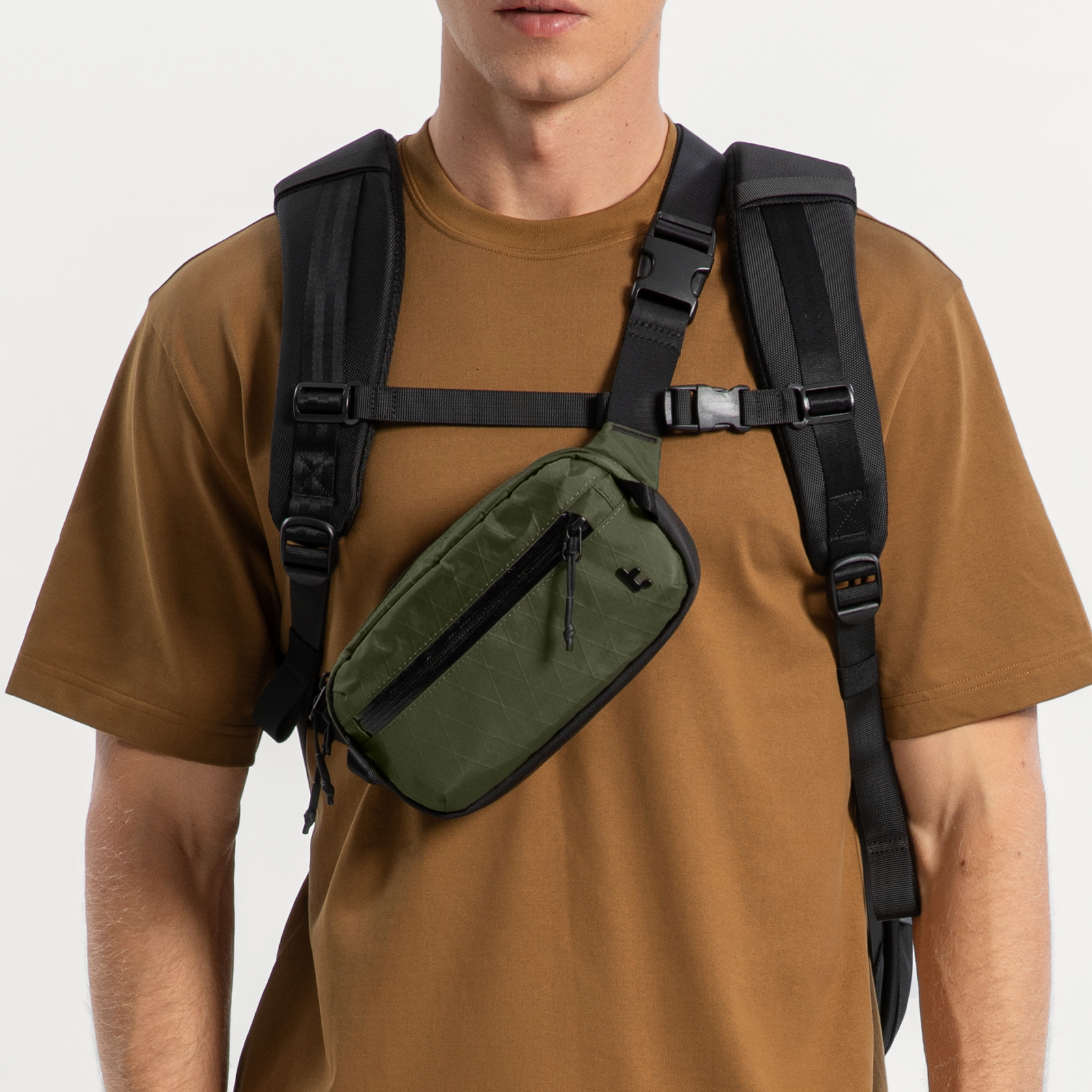 Aviator T35 X-Pac Chest Bag - Durable Crossbody Sling Pack for Outdoor, Travel & Everyday Use - Water-Resistant & Lightweight Design
