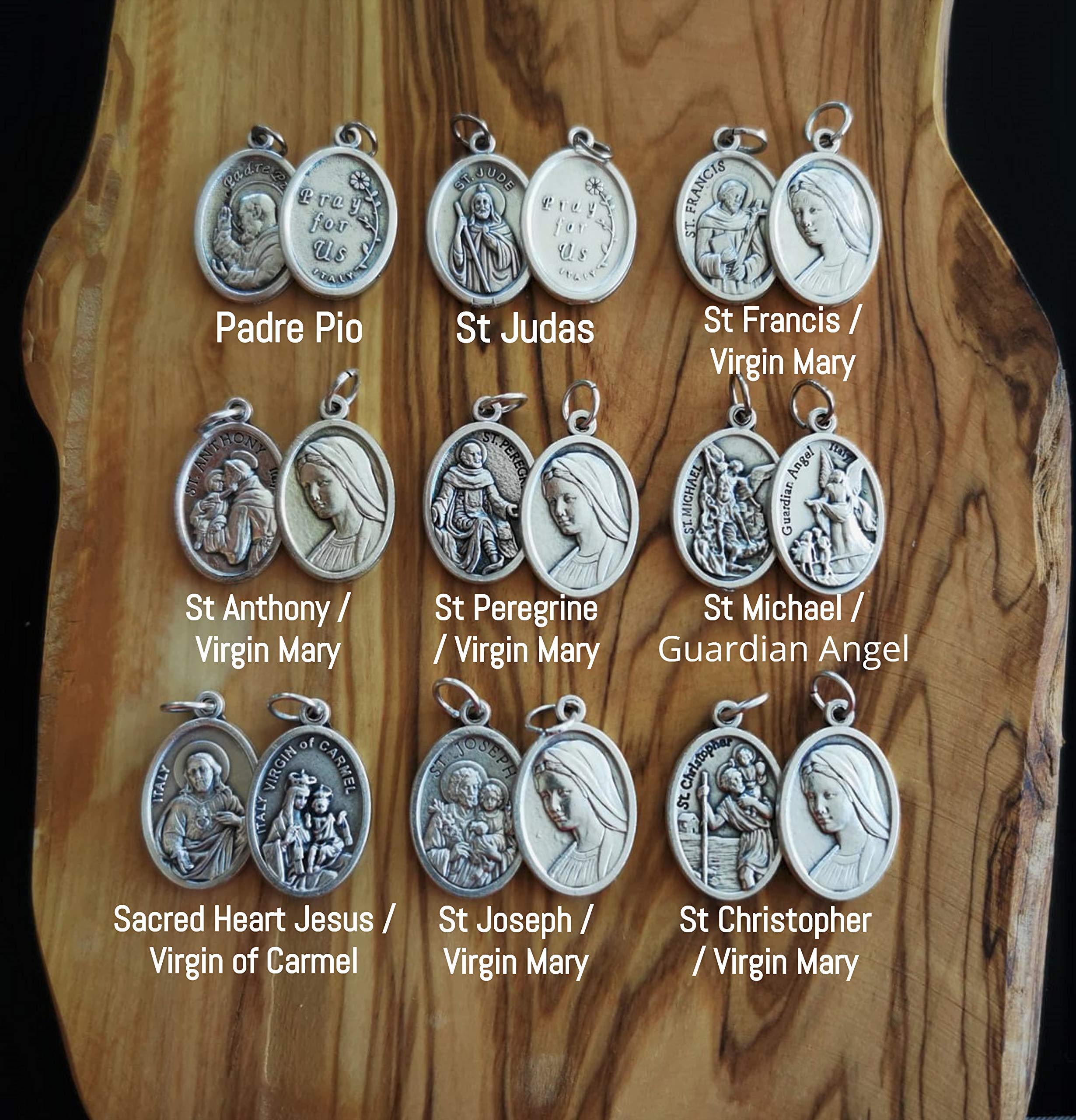 Catholic Saint Medals - Car Hanging Charms for Travel Protection