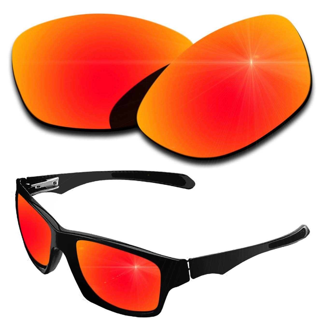 Oakley Jupiter Replacement Polarized Lenses - Anti-Scratch, UV Protection, Perfect Fit (Multiple Color Options) - Ideal for Sports, Driving & Outdoor Activities