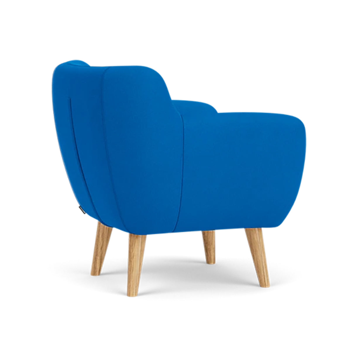 Anne Fabric Armchair - Modern Upholstered Accent Chair for Living Room, Bedroom & Office - Comfortable Lounge Chair with Sturdy Wooden Legs (Perfect for Reading, Relaxing & Home Decor)