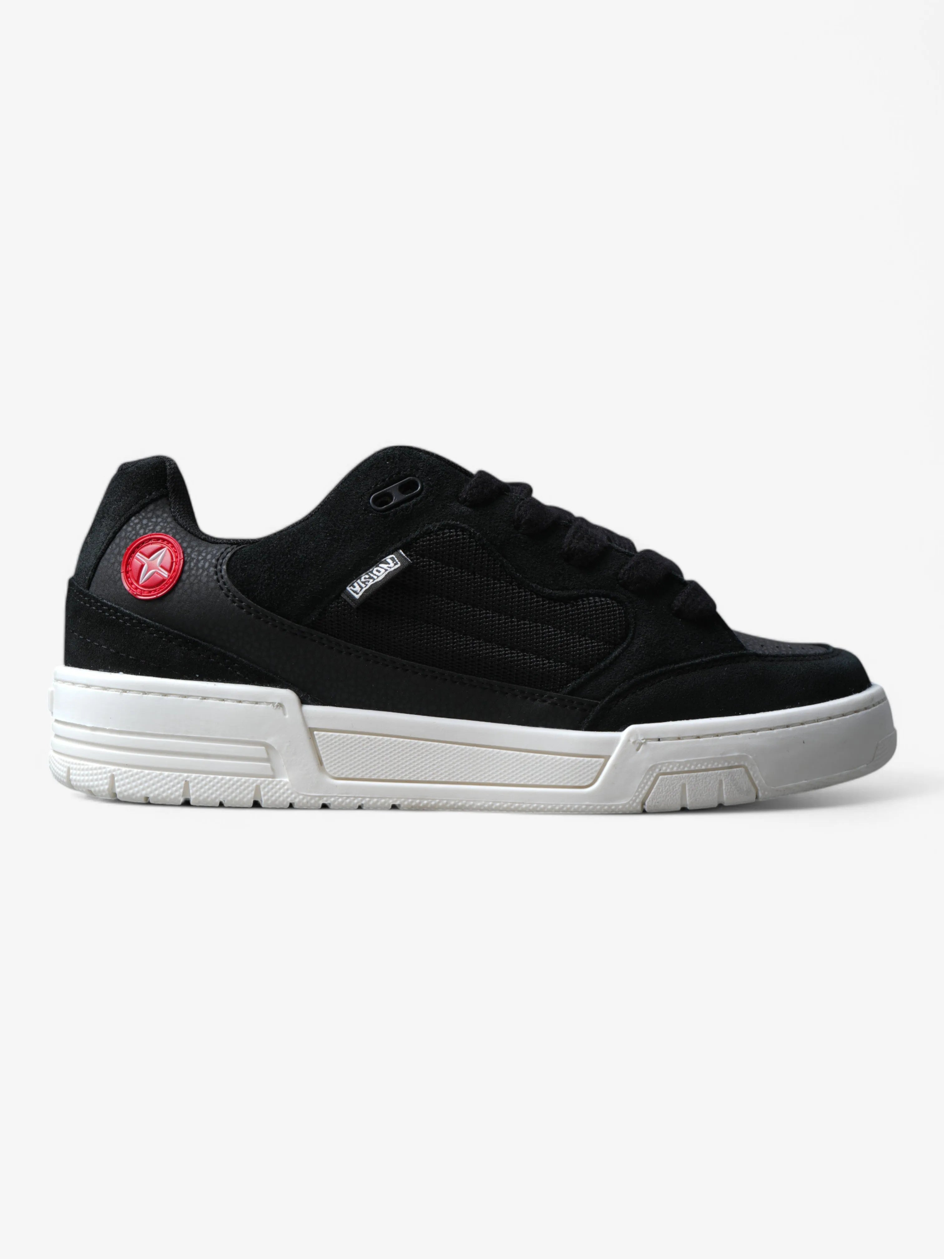 Vision Saavy Black Sneakers - Comfortable & Stylish Casual Shoes for Men & Women - Perfect for Running, Walking, and Everyday Wear