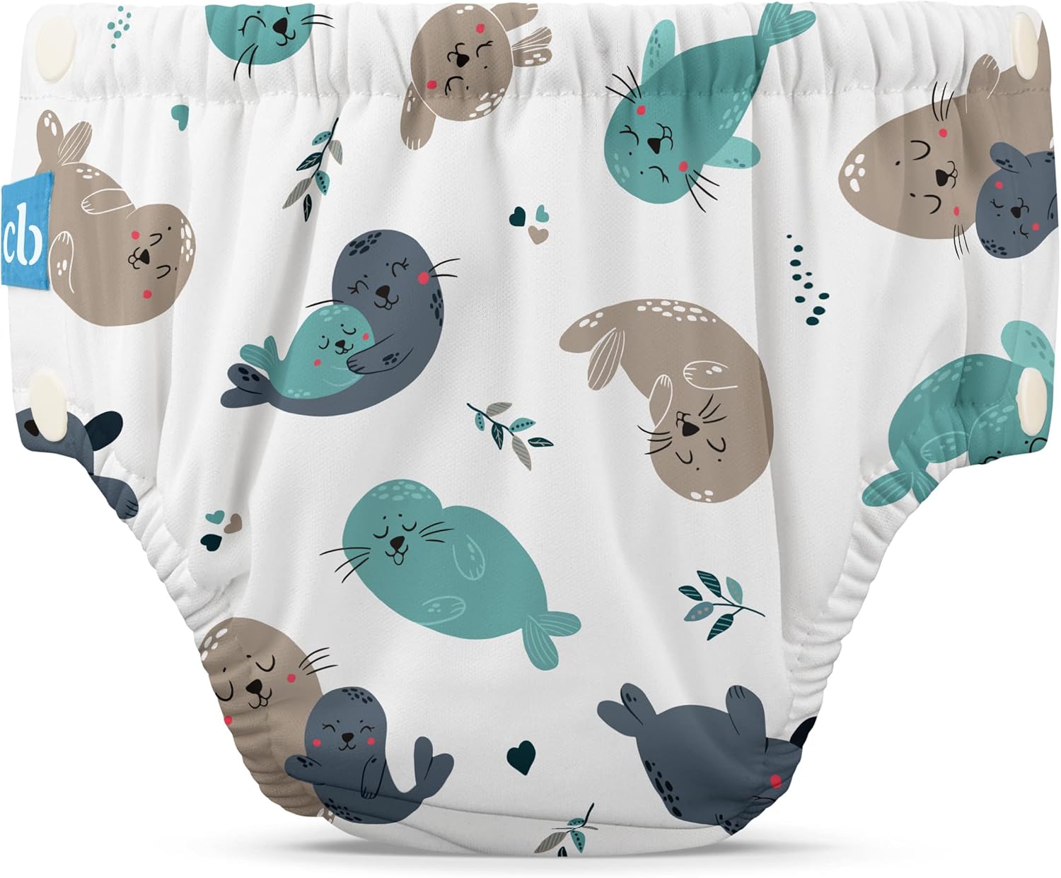 Reusable Swim Diaper with Snap Closure - Small Size | Leak-Proof & Comfortable for Babies & Toddlers | Perfect for Pool, Beach & Water Play