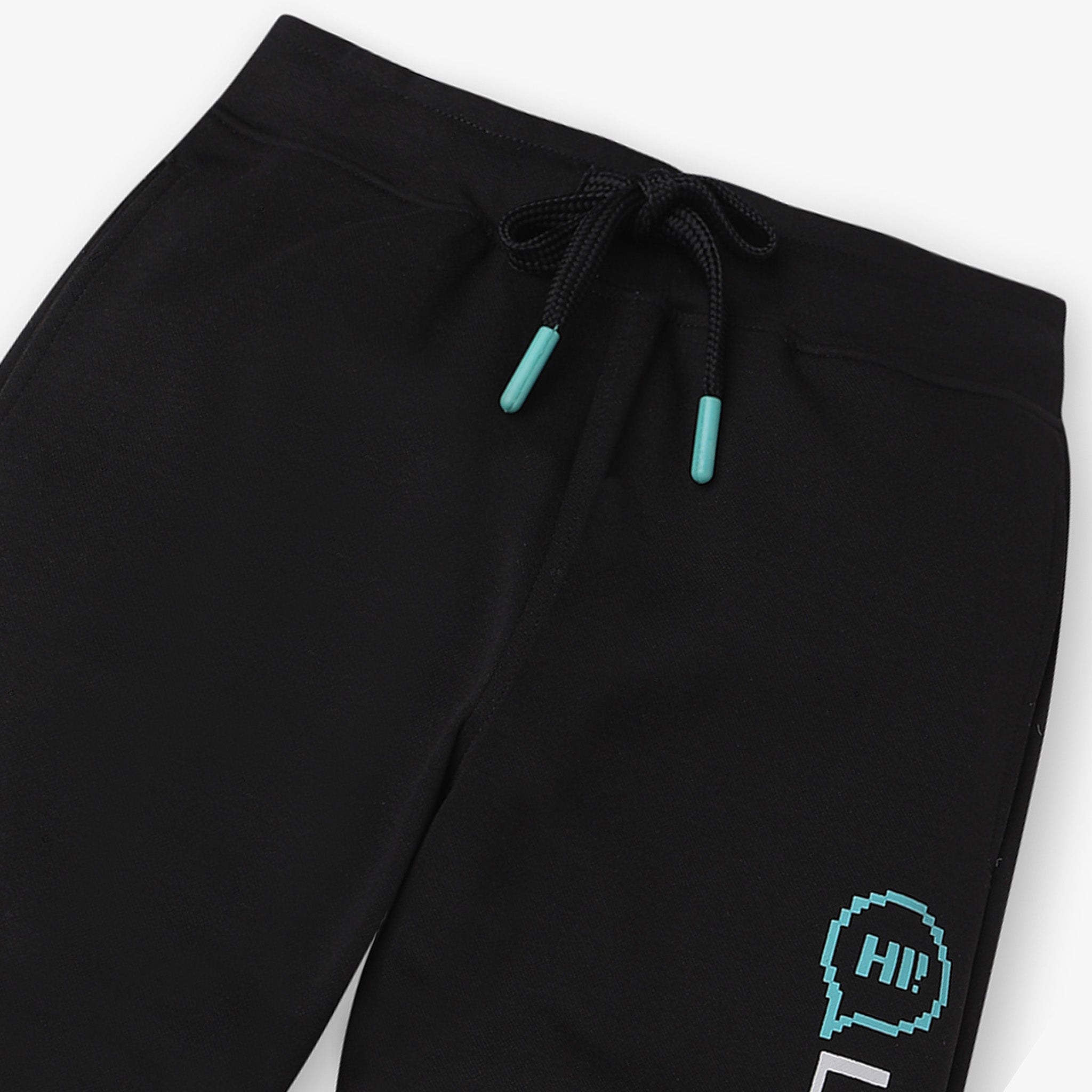 **Boys' Solid Color Full-Length Track Pants - Comfortable Athletic Joggers for Running, Gym & Casual Wear**