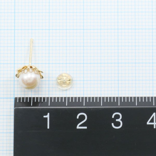 18K Yellow Gold Pearl Earrings for Women - Elegant & Timeless Jewelry Gift for Weddings, Parties & Special Occasions