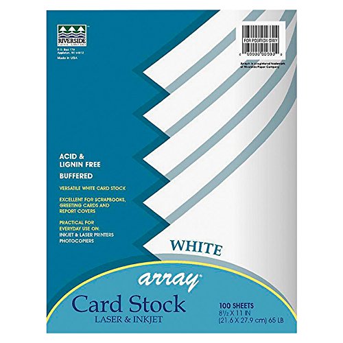 Premium PACON CORPORATION ARRAY Card Stock - 100 Sheets White (Pack of 3) | Perfect for Scrapbooking, Card Making & DIY Craft Projects