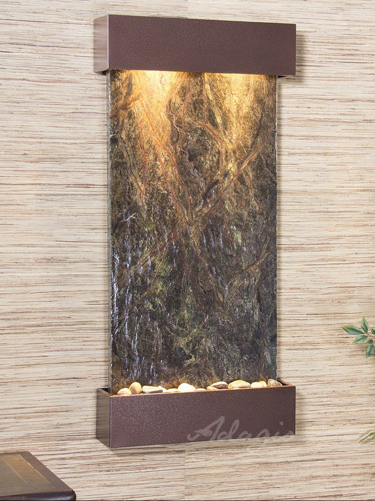 Adagio Whispering Creek Copper Vein Green Marble Tile - WCS5005 - Premium Natural Stone for Kitchen Backsplash, Bathroom Wall & Flooring