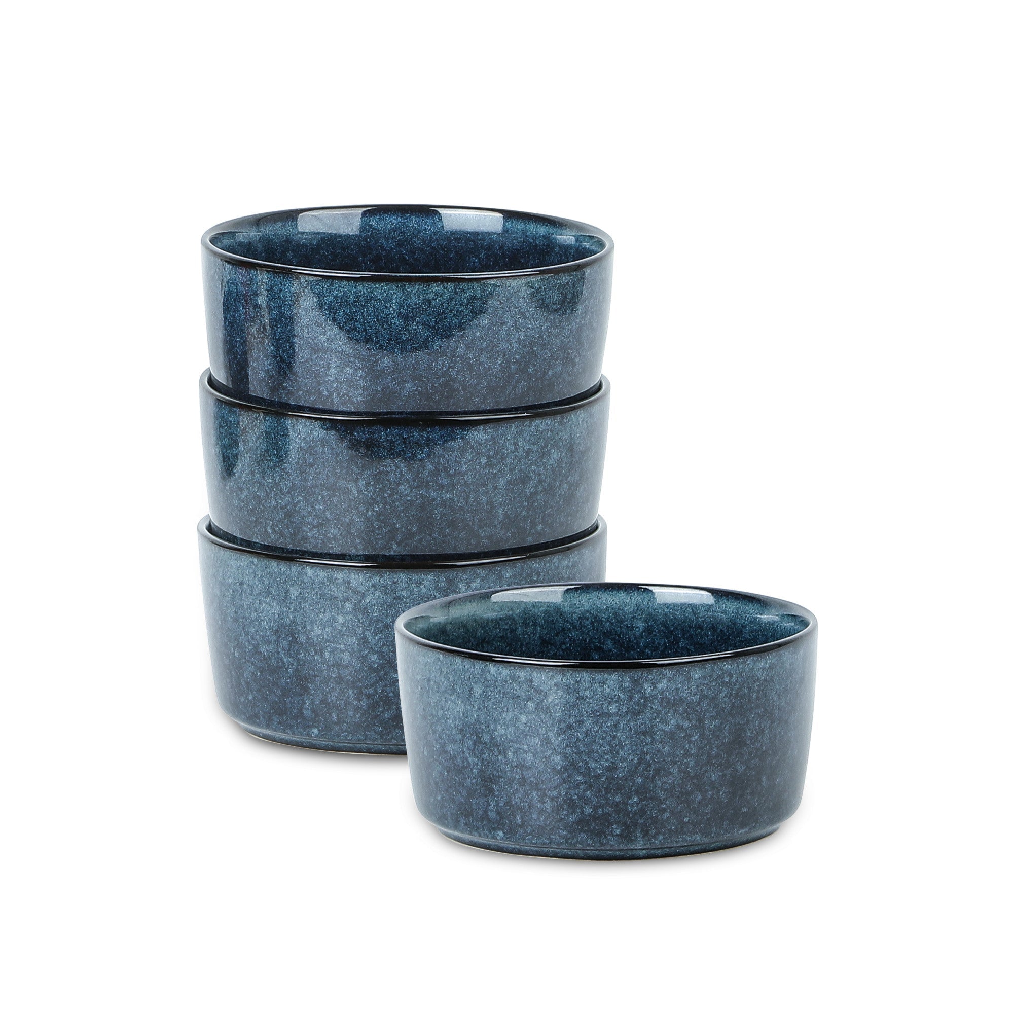 Premium Dark Blue Stoneware Bowl - Handcrafted Ceramic Serving Bowl for Soup, Salad & Pasta - Perfect for Dining, Entertaining & Kitchen Decor