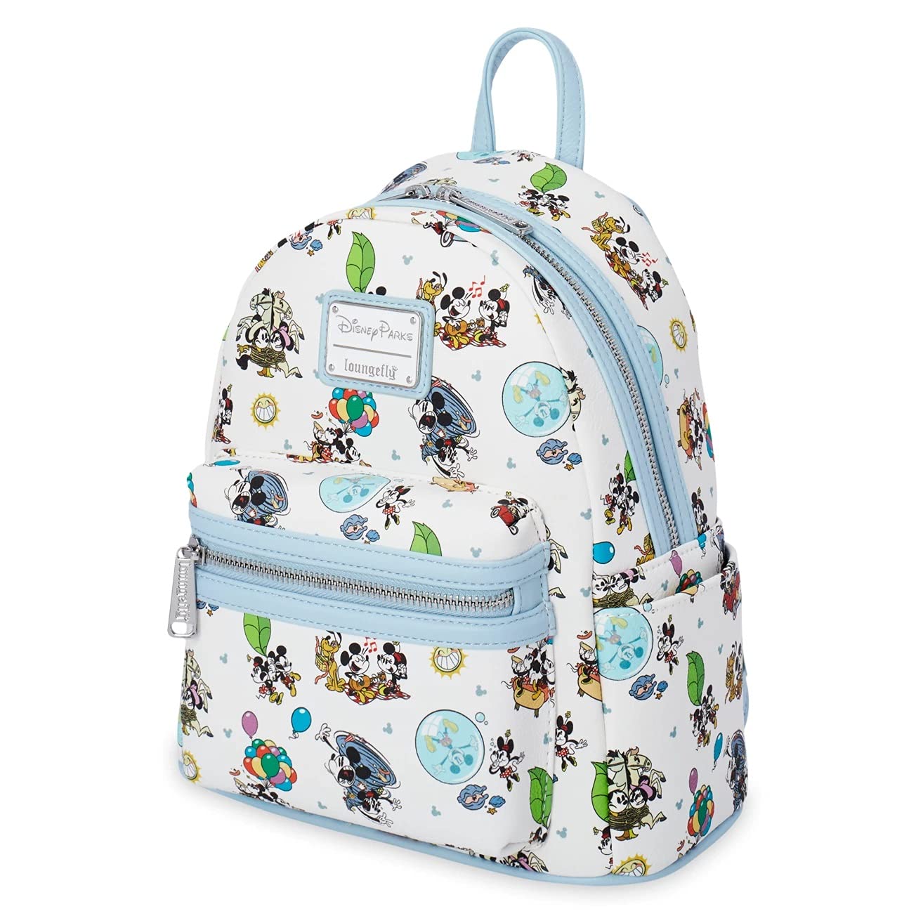 Disney Mickey & Minnie's Runaway Railway Mini Backpack for Kids - Themed Park Accessories, Lightweight School Bag for Boys & Girls - Perfect for Theme Park Visits, School & Travel