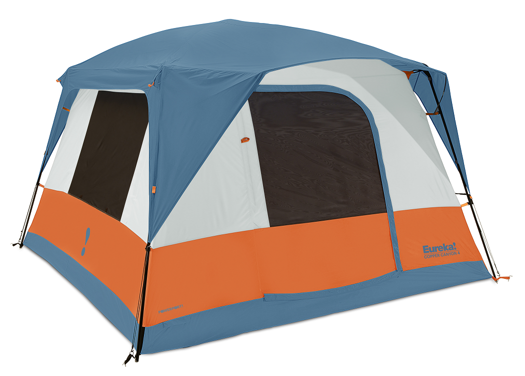 Eureka Copper Canyon LX 4-Person Camping Tent - Lightweight, Spacious & Weatherproof for Outdoor Adventures, Hiking & Family Camping Trips