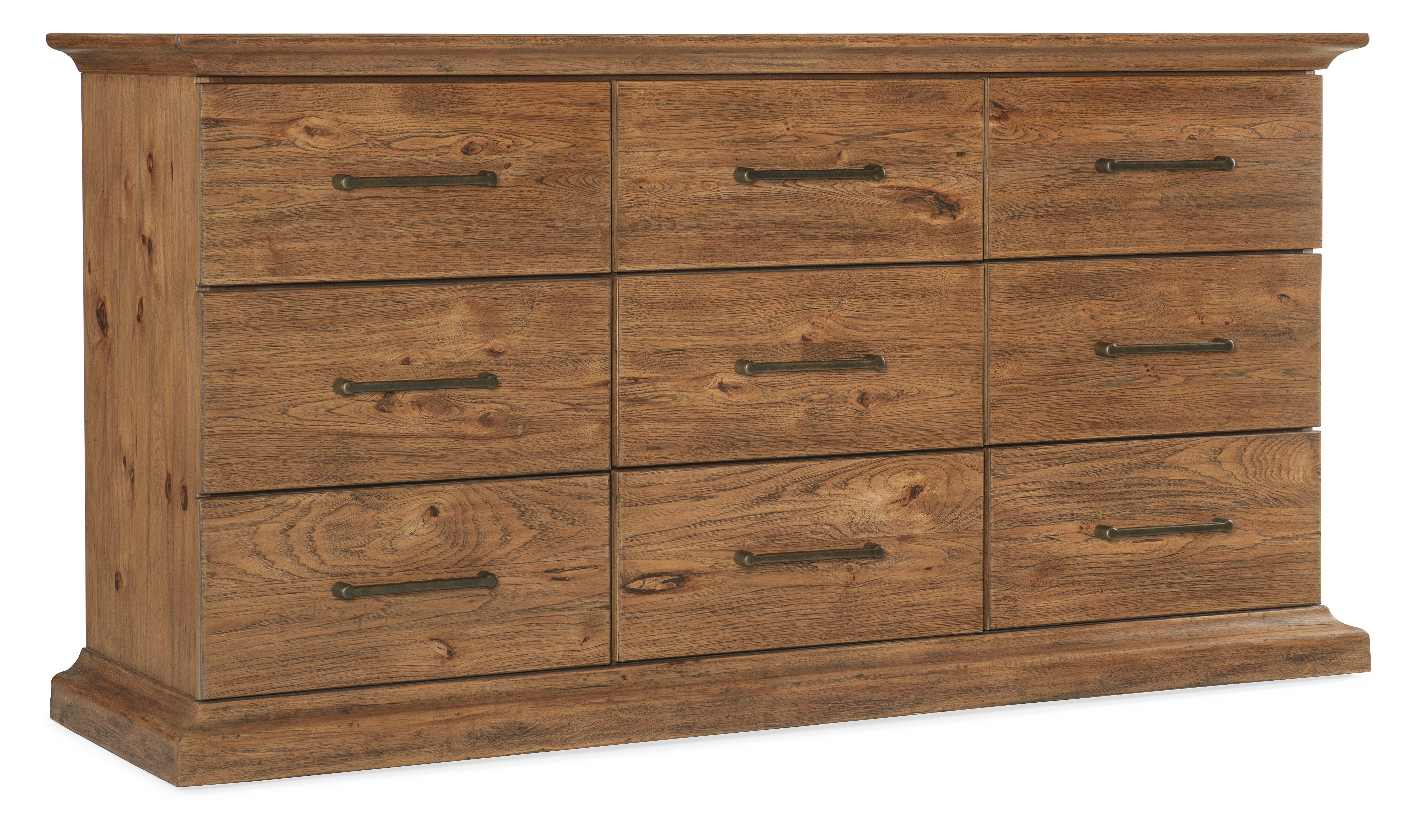 Big Sky 9-Drawer Dresser - Spacious Wooden Chest of Drawers for Bedroom Storage & Organization | Perfect for Master Bedroom, Guest Room, or Nursery Closet