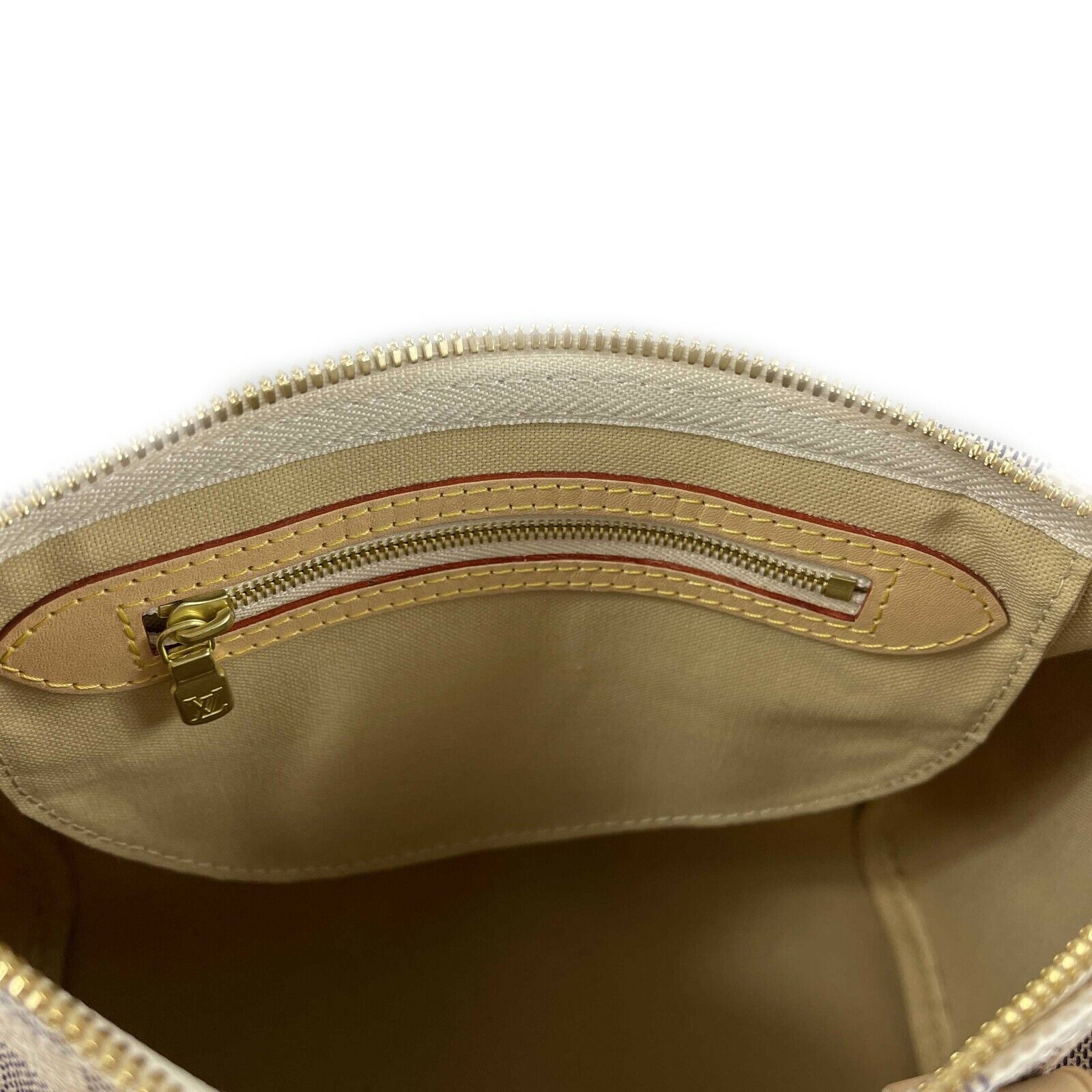 Authentic Louis Vuitton Damier Azur Speedy 25 Bandouliere Crossbody Bag with Adjustable Strap - Luxury Shoulder & Top Handle Purse for Women, Perfect for Travel, Work & Everyday Use