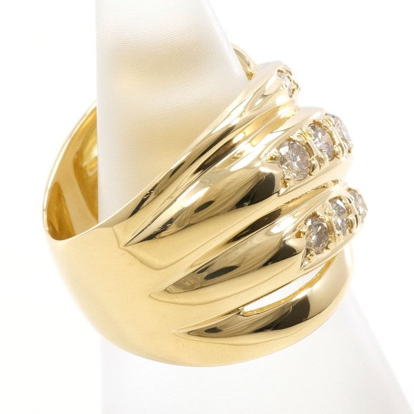 18K Yellow Gold Brown Diamond Ring for Women - Elegant & Unique Engagement, Wedding, Anniversary Jewelry Gift - Perfect for Special Occasions & Everyday Wear