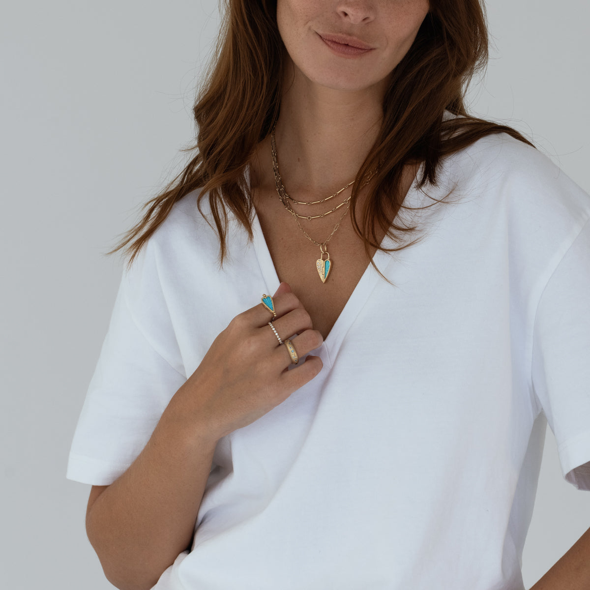 Wild Heart Pendant Necklace - Natural Stone Jewelry for Women, Boho Chic Accessories - Perfect for Everyday Wear, Gifts & Spiritual Healing