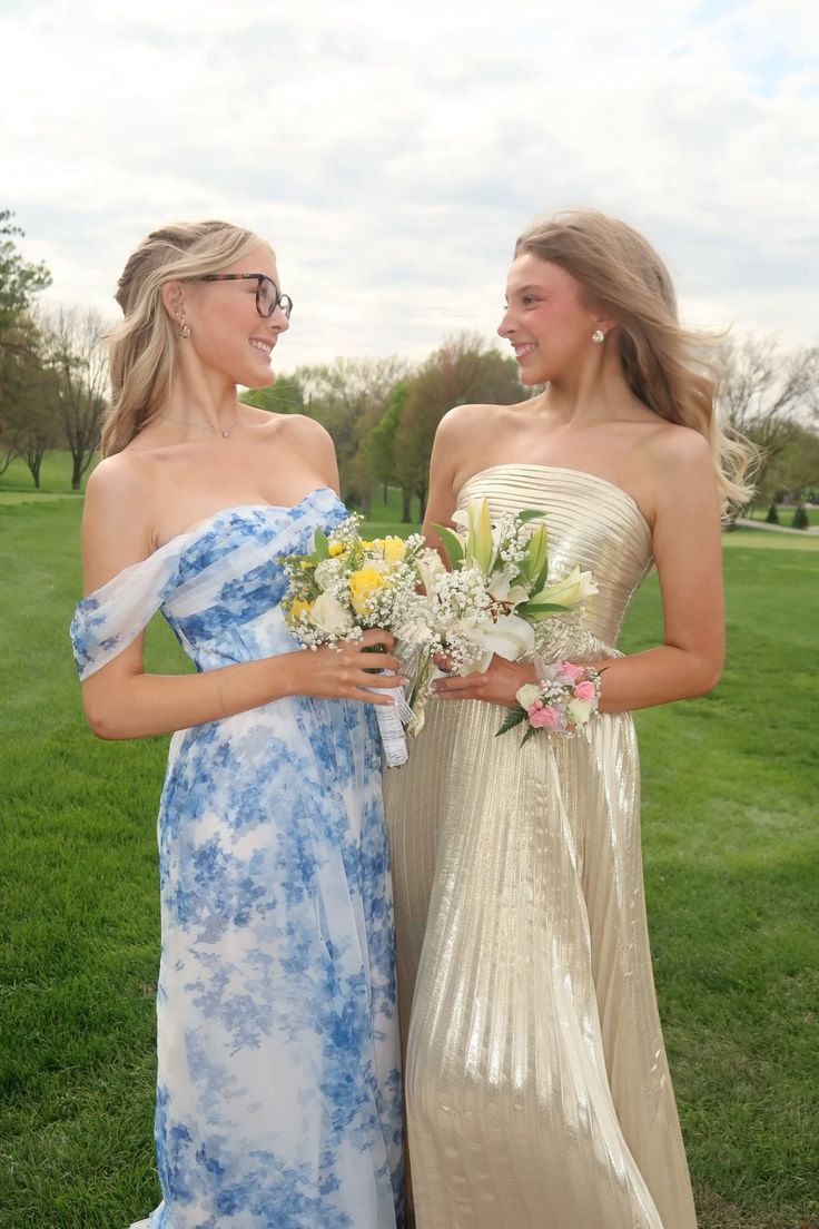 Elegant A-Line Pleated Gold Prom Dress for Formal Parties & Special Occasions - J6831 | Perfect for Homecoming, Graduation, and Evening Galas