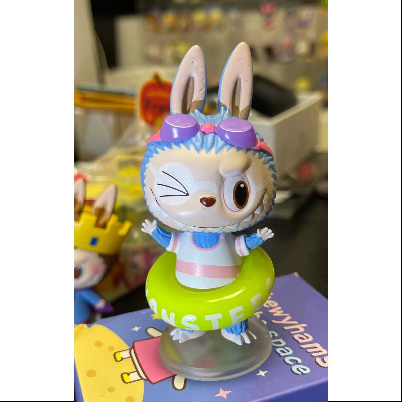 Labubu The Monsters Sports Series Secret SWIMMING Action Figure - Collectible Vinyl Art Toy for Display & Gifts | Perfect for Anime Fans, Home Decor, and Office Desk Collection