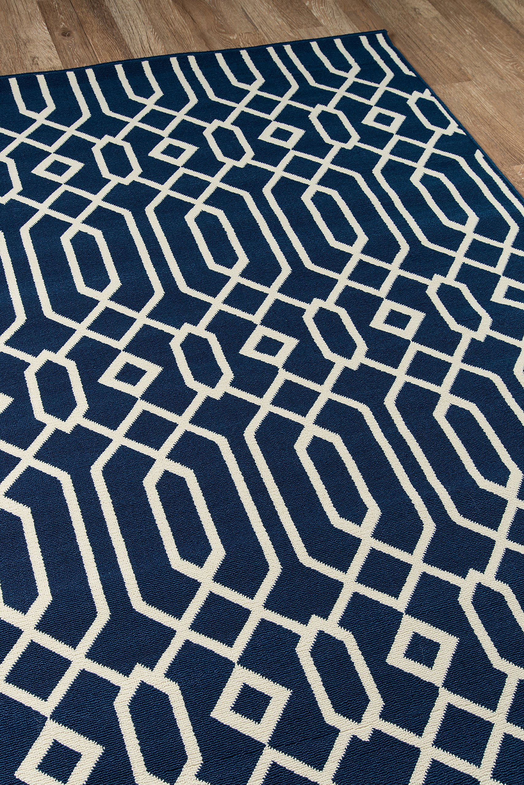 Momeni Baja Collection Contemporary Indoor Outdoor Area Rug - UV Protected Fade Resistant Easy Clean - 2'3