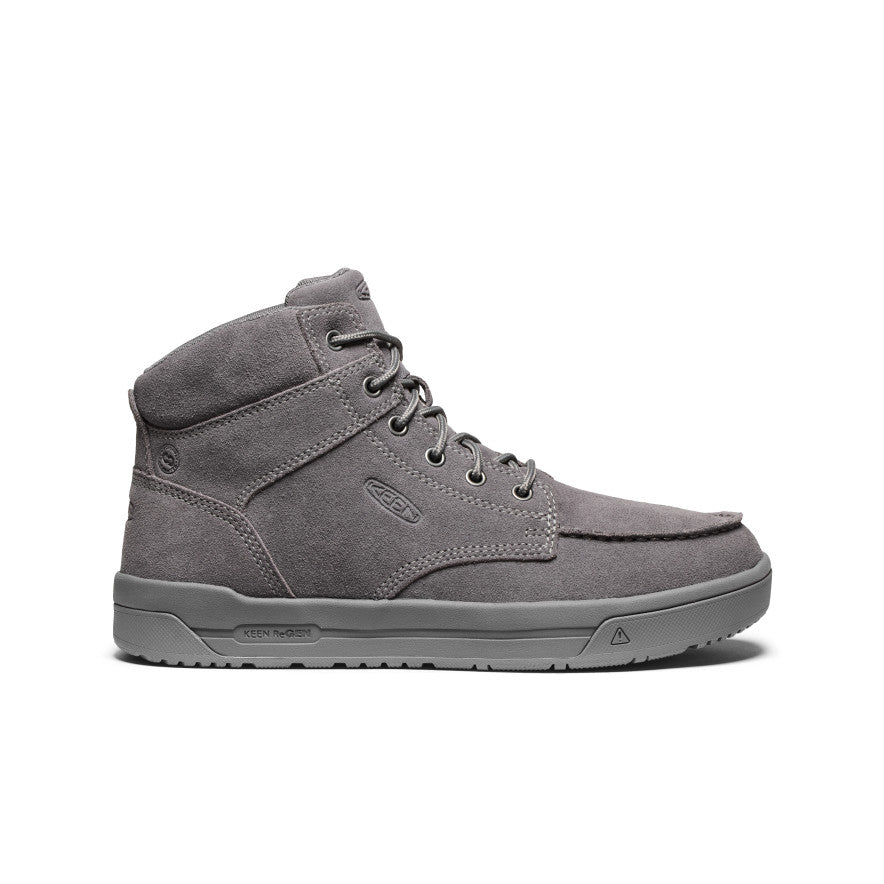 Men's Gibson Soft Toe Work Boots - Steel Grey Leather Safety Shoes for Construction & Outdoor Work | Durable & Comfortable for Job Sites, Hiking & Heavy Duty Use