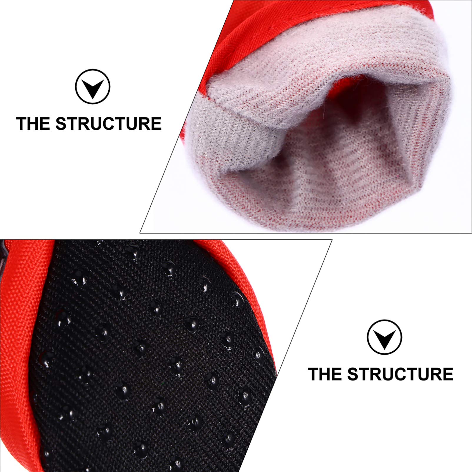Balacoo 4PCS Christmas Pet Shoes - Waterproof Dog Boots for Outdoor Walking, All-Weather Puppy Paw Protectors, Non-Slip Dog Socks for Small Dogs & Cats - Perfect for Rain, Snow & Holiday Festivities