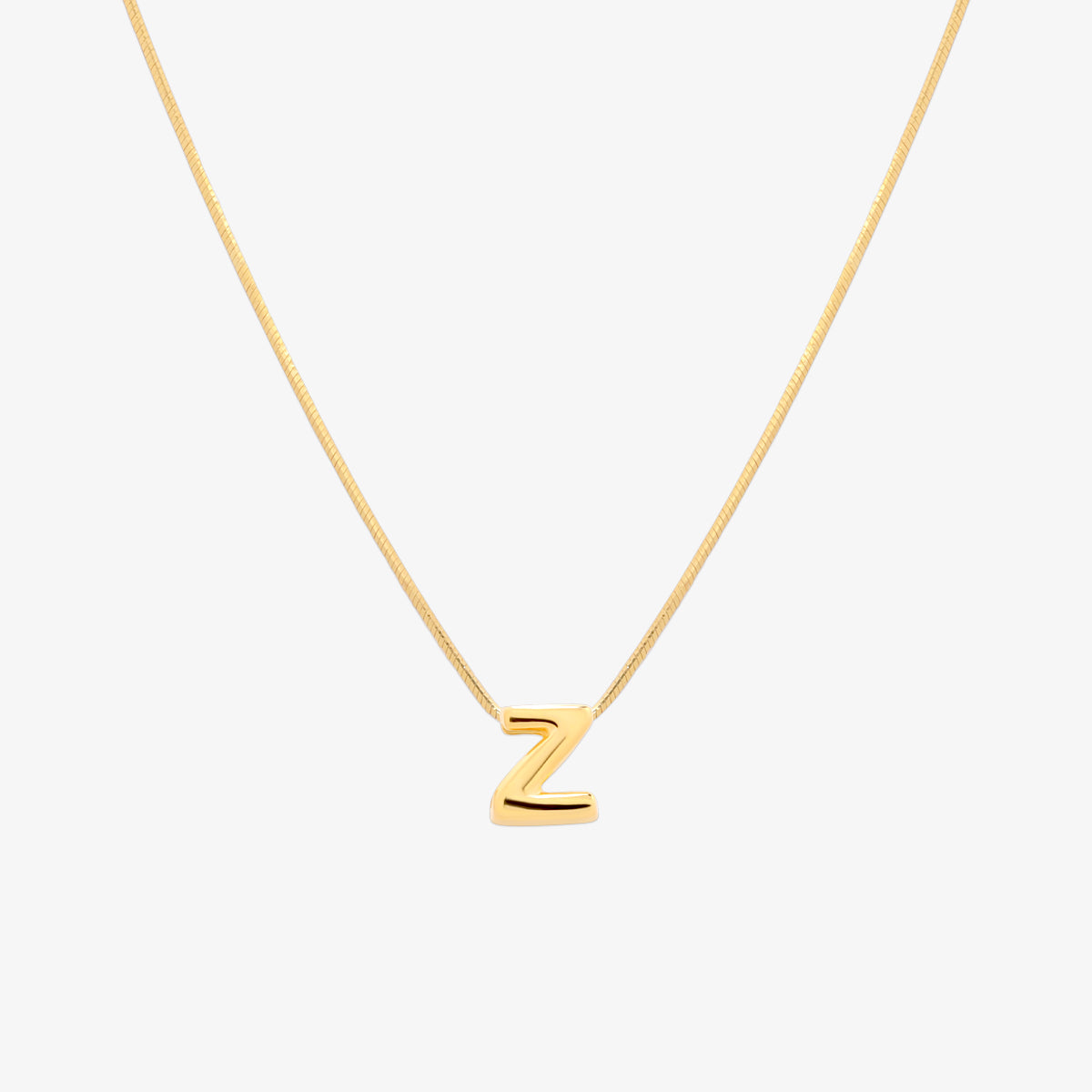 Bubble Initial Pendant Necklace - 50cm Gold/Silver Personalized Name Necklace for Women - Perfect Gift for Birthday, Anniversary & Valentine's Day