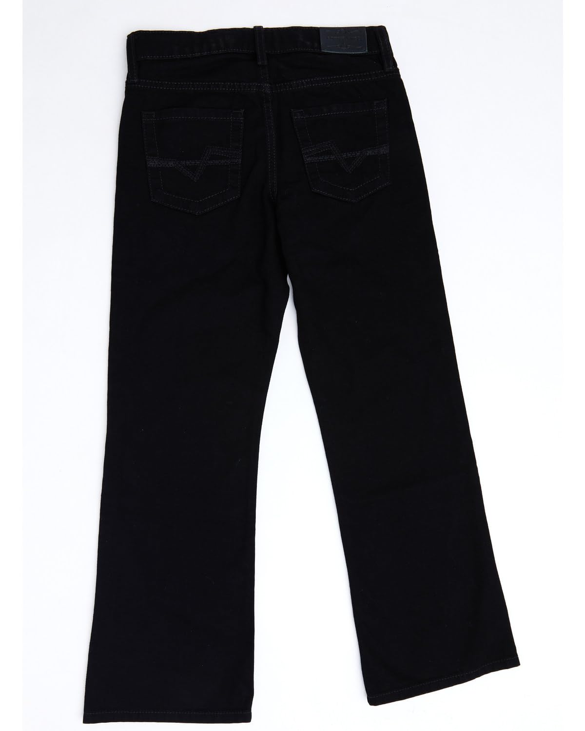 Cody James Boys' 8-20 Night Rider Rigid Relaxed Bootcut Jeans - Black | Durable Denim Pants for School, Play & Everyday Wear