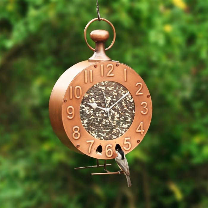Time Fly’s Bird Feeder - Premium Outdoor Hanging Bird Feeder for Garden & Backyard - Attract Wild Birds with Durable & Weatherproof Design - Perfect for Bird Watching & Nature Lovers
