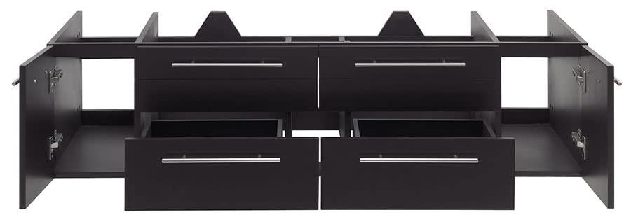 Lucera 59.2 Inch Royal Blue Undermount Bathroom Sink - Modern Wall Hung Vanity for Contemporary Homes | Perfect for Small Bathrooms & Powder Rooms
