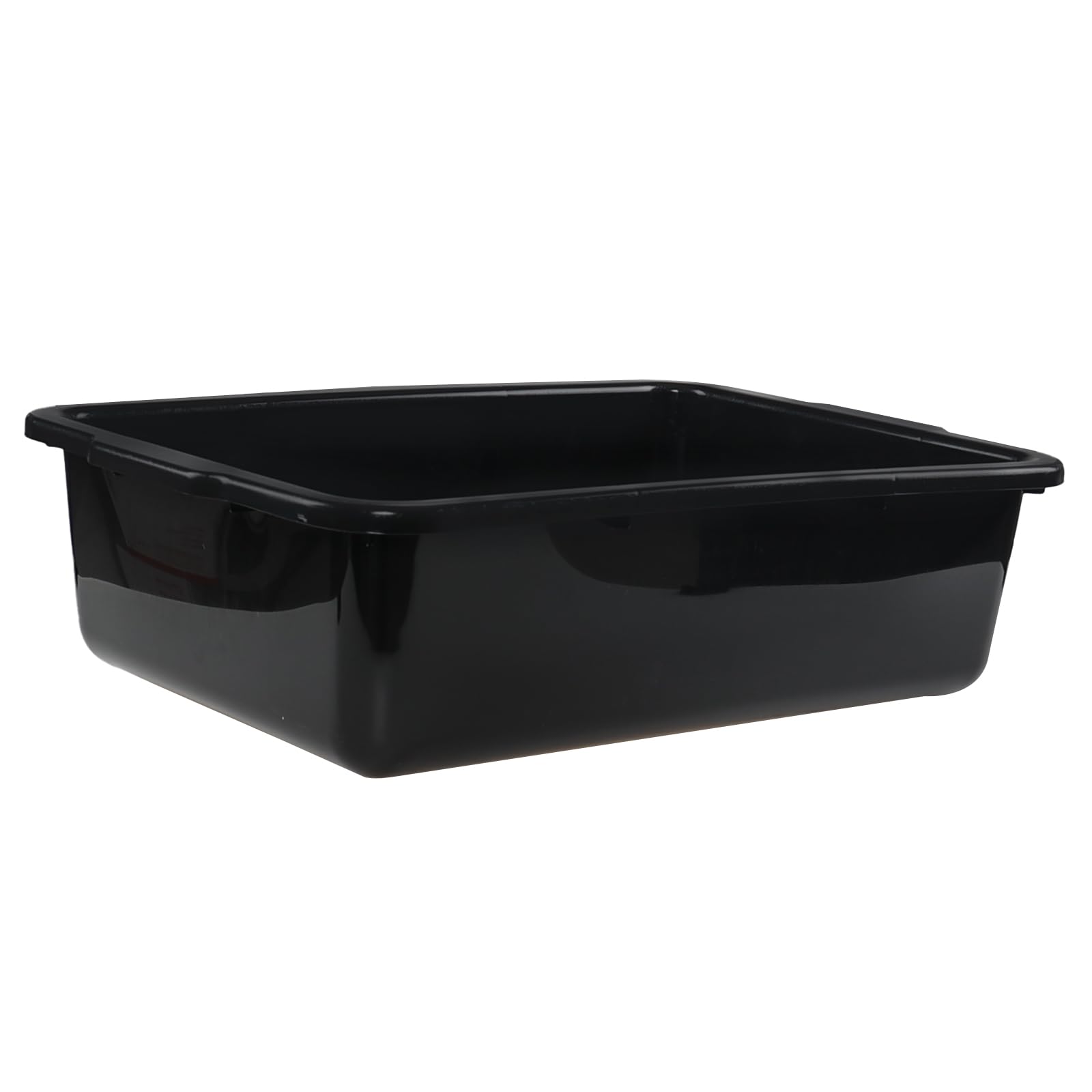 4-Pack Commercial Bus Tubs Box/Tote Box - 32 Liter Large Plastic Basin Tub for Restaurant, Kitchen, Dishwashing & Food Storage - Heavy Duty Durable Containers for Catering, Buffet & Commercial Use