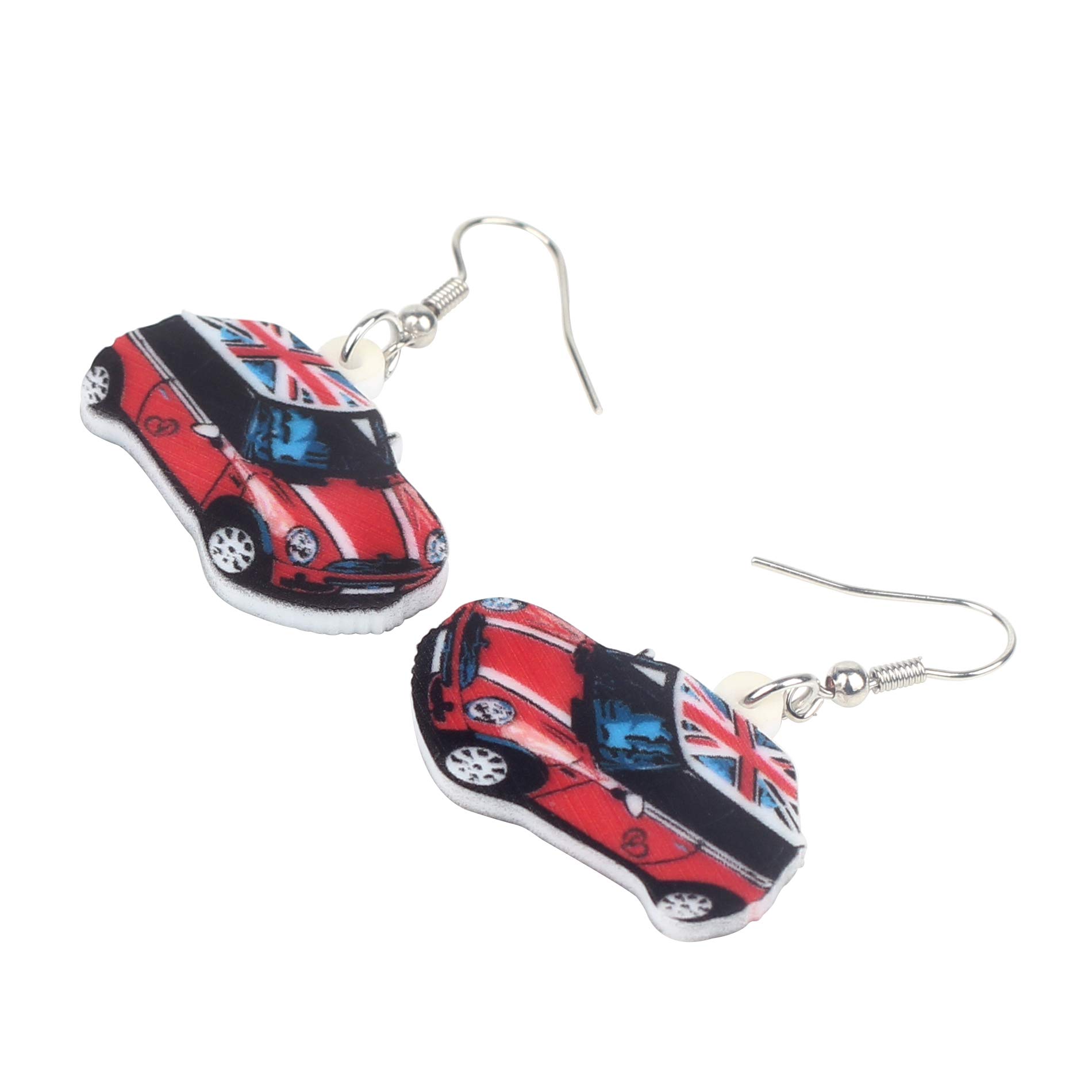 NEWEI Acrylic Beetle Car Earrings for Women - Dangle Camper Truck Jewelry - Fashion Accessories & Unique Gift - Perfect for Car Enthusiasts & Road Trips