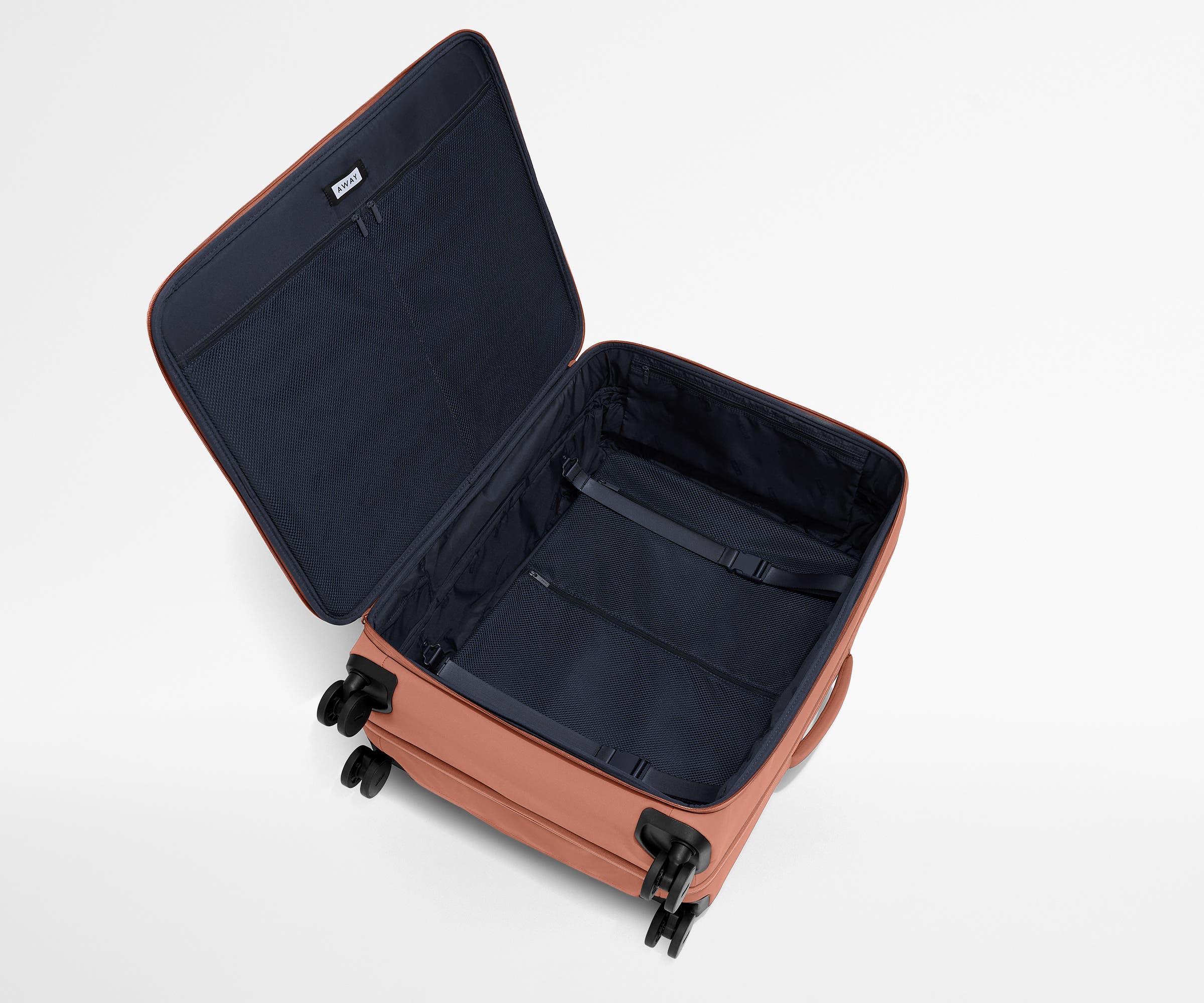 Premium Softside Large Luggage in Elegant Clay Pink - Perfect for Travel, Business Trips & Weekend Getaways