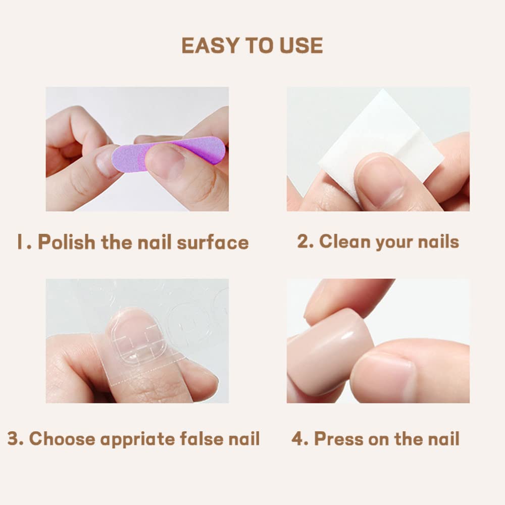 Valentine's Day Press on Nails - 24Pcs Long Coffin Fake Nails with White Pink Heart Design, Glossy Acrylic Full Cover False Nails for Women | Perfect for Romantic Dates, Weddings, Anniversaries & Special Occasions