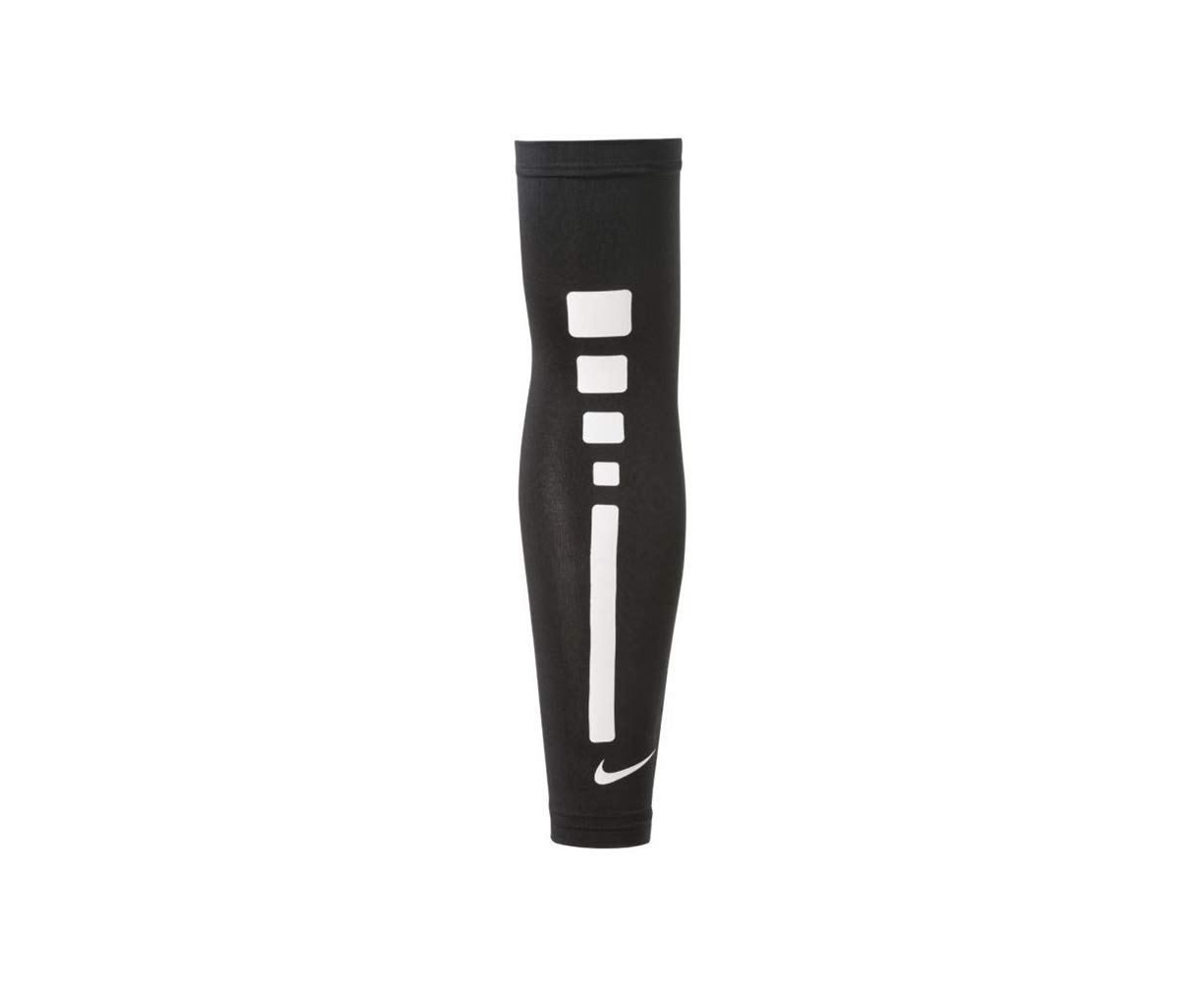 Nike Pro Elite Compression Sleeve for Men & Women - Black, Size L-XL - Breathable Support for Running, Gym & Sports Recovery