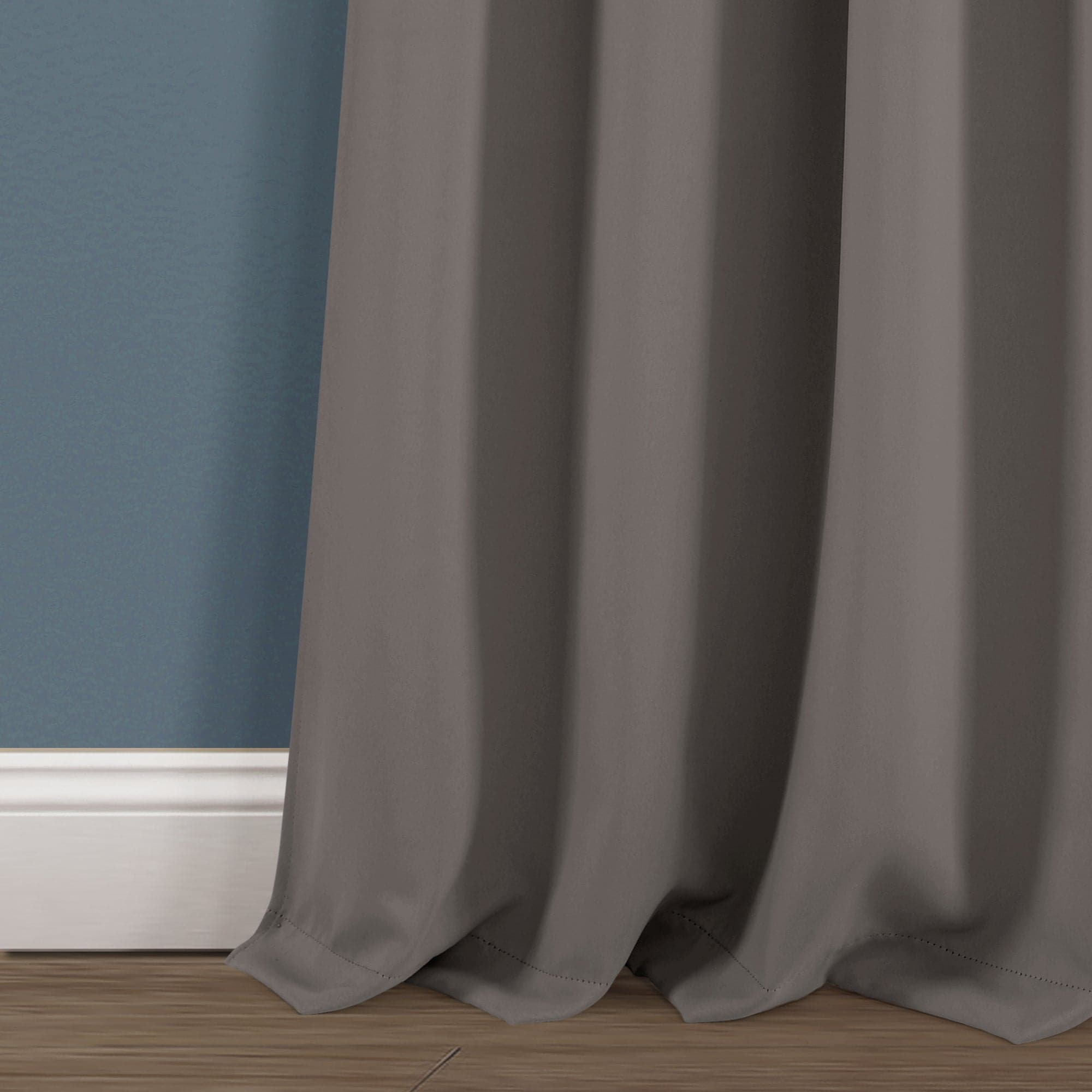 Blackout Curtains Thermal Insulated - Knotted Tab Top Window Drapes for Bedroom & Living Room - Energy Saving, Noise Reducing, Light Blocking for Better Sleep & Privacy
